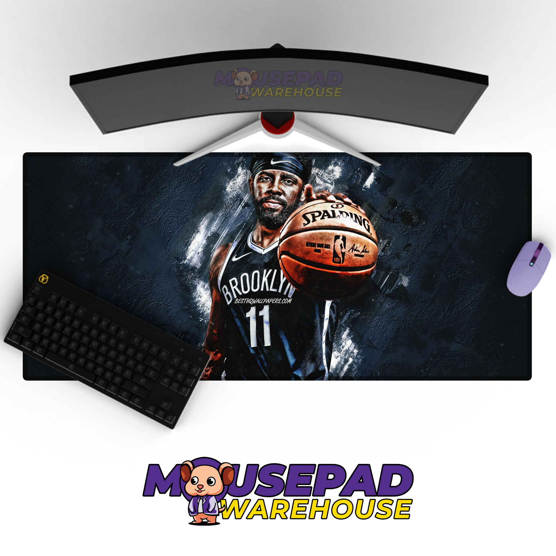 Brooklyn Nets V5 Mousepad Mockup