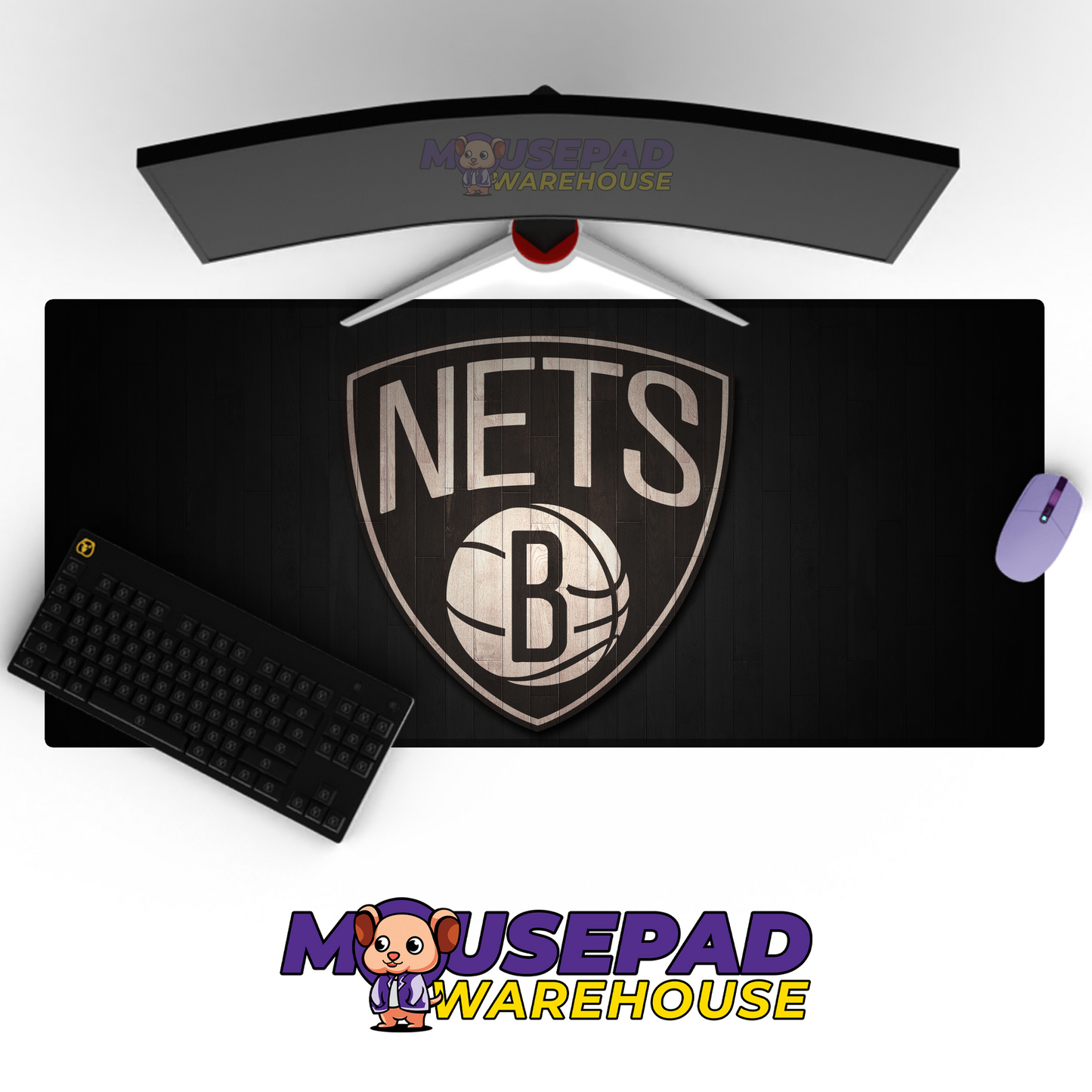 Brooklyn Nets V8 Mousepad Mockup