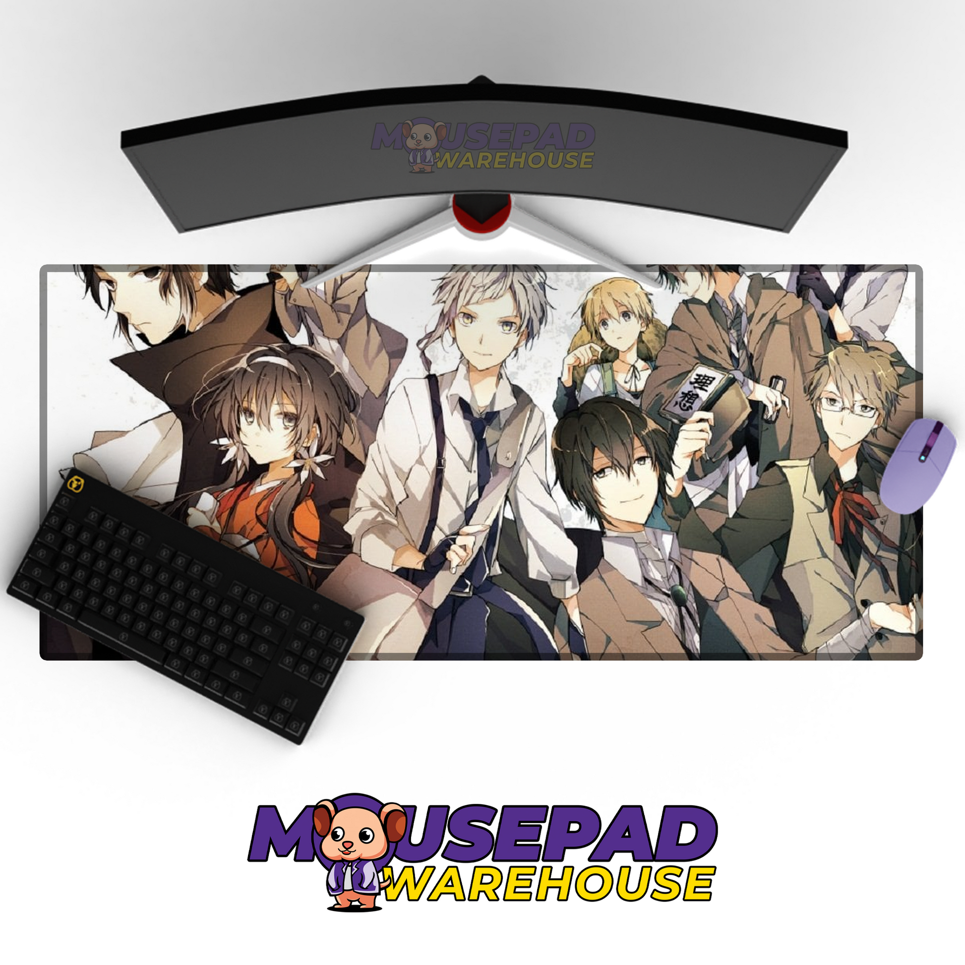 Bungo Stray Dogs V10 Mousepad Mockup