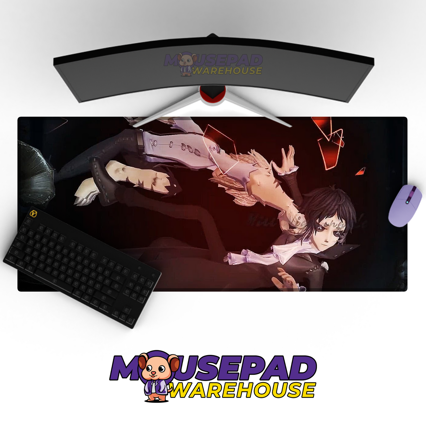 Bungo Stray Dogs V12 Mousepad Mockup