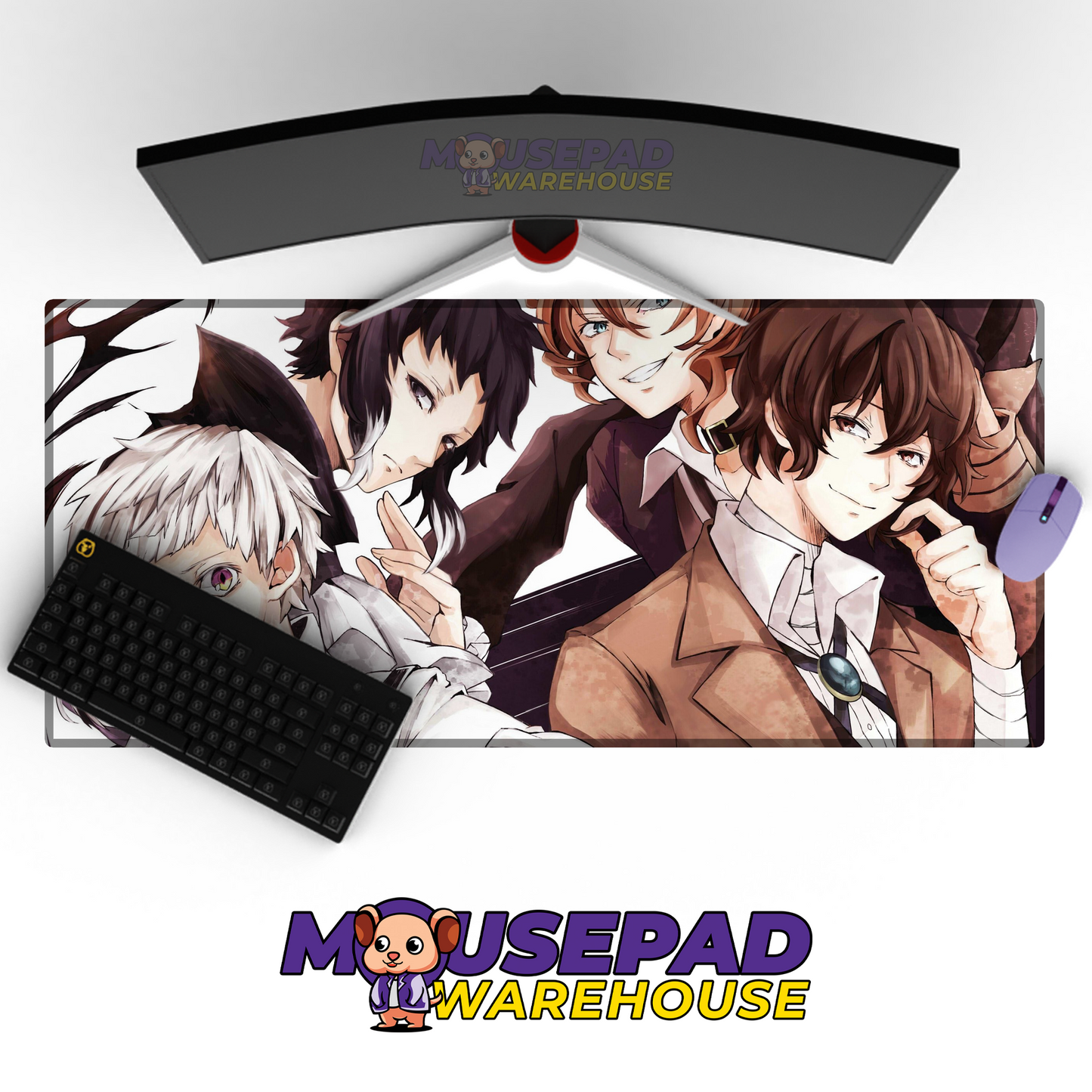 Bungo Stray Dogs V14 Mousepad Mockup