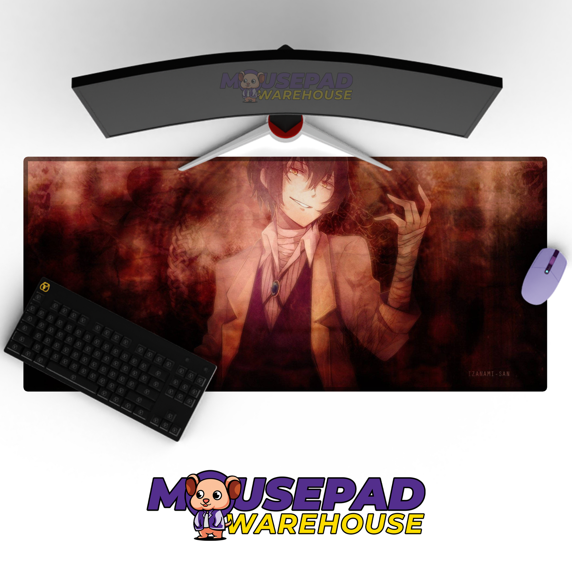 Bungo Stray Dogs V21 Mousepad Mockup