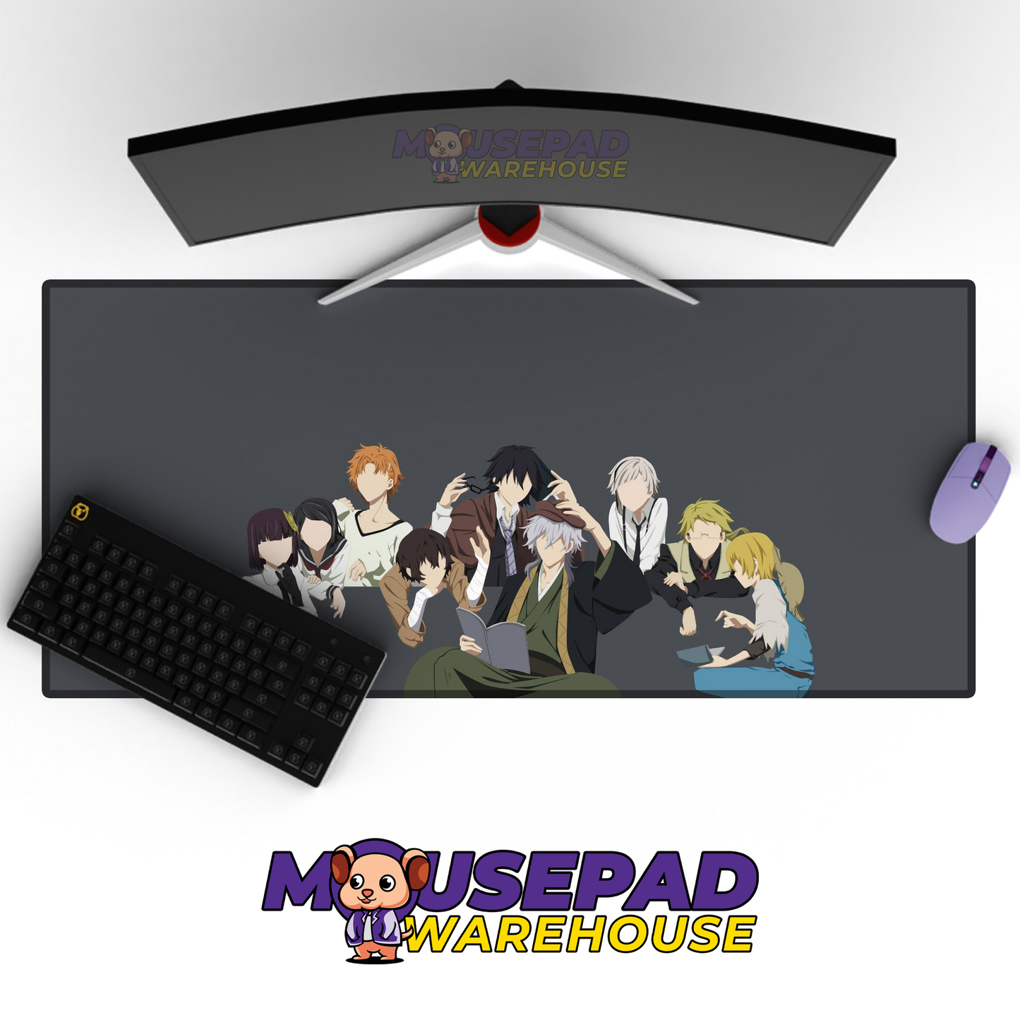 Bungo Stray Dogs V23 Mousepad Mockup