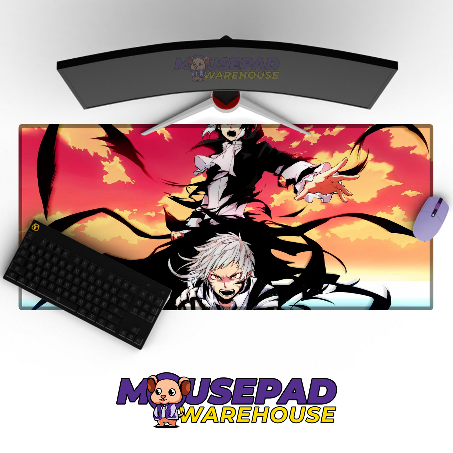Bungo Stray Dogs V32 Mousepad Mockup