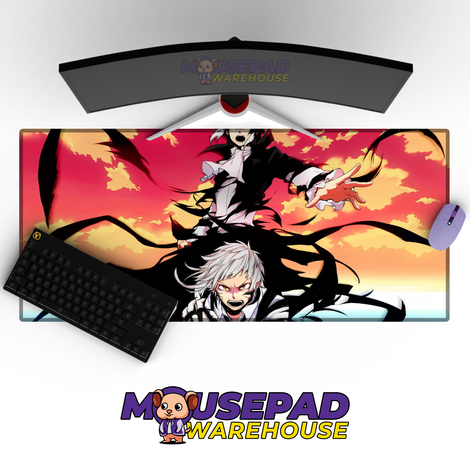 Bungo Stray Dogs V32 Mousepad Mockup