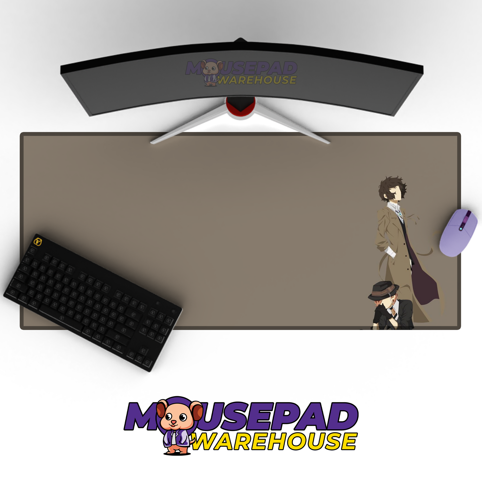 Bungo Stray Dogs V33 Mousepad Mockup