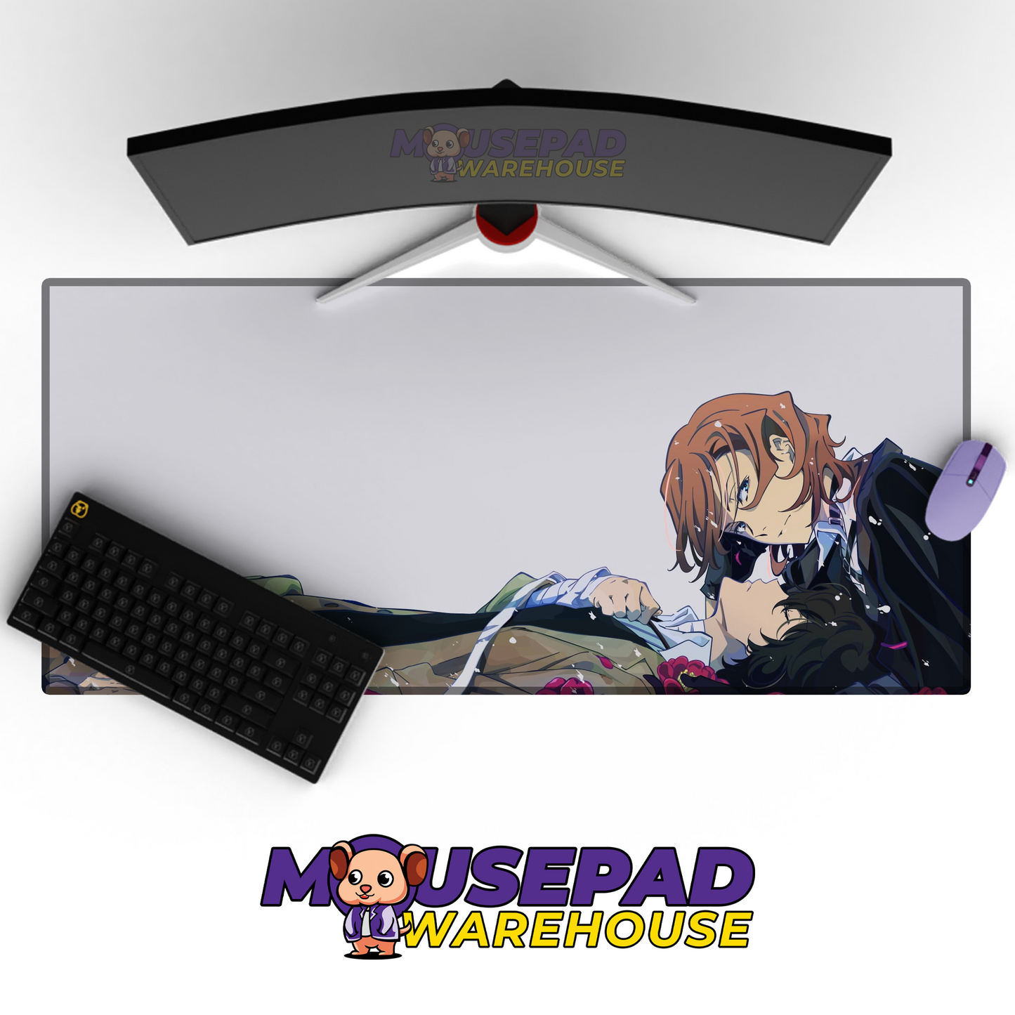 Bungo Stray Dogs V34 Mousepad Mockup