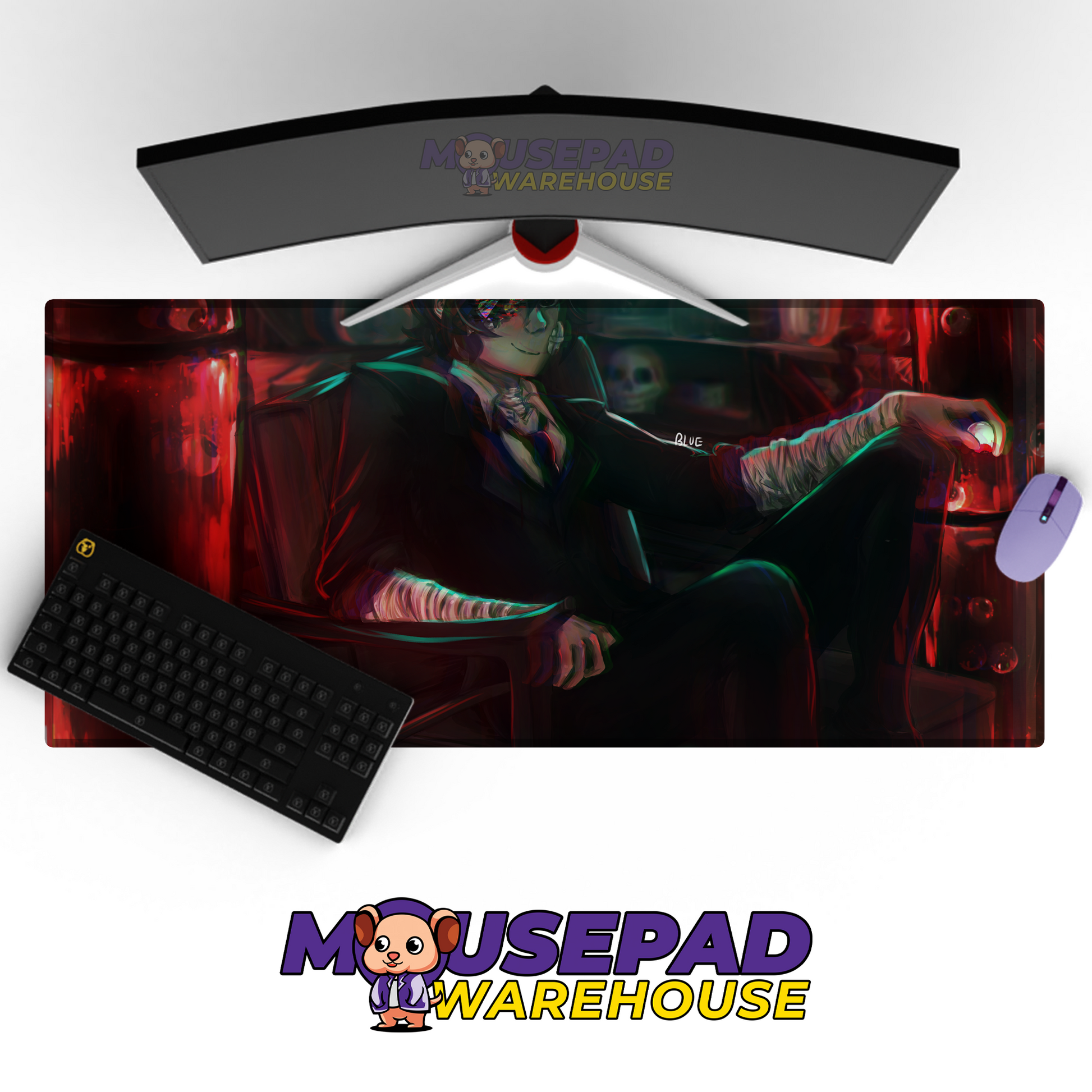 Bungo Stray Dogs V36 Mousepad Mockup