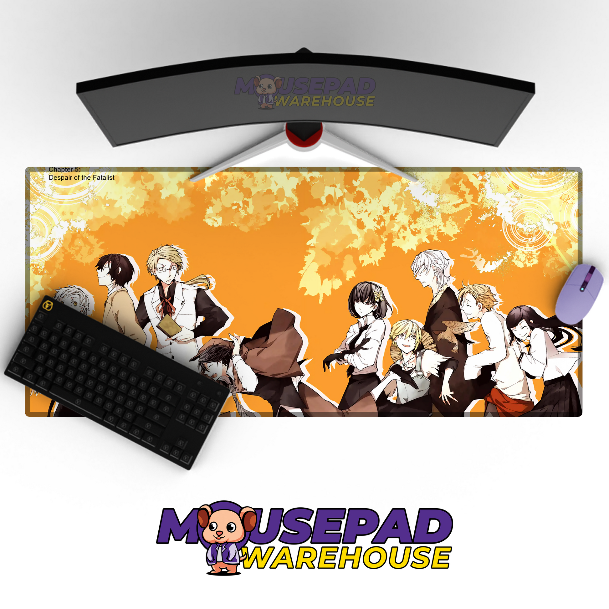 Bungo Stray Dogs V39 Mousepad Mockup