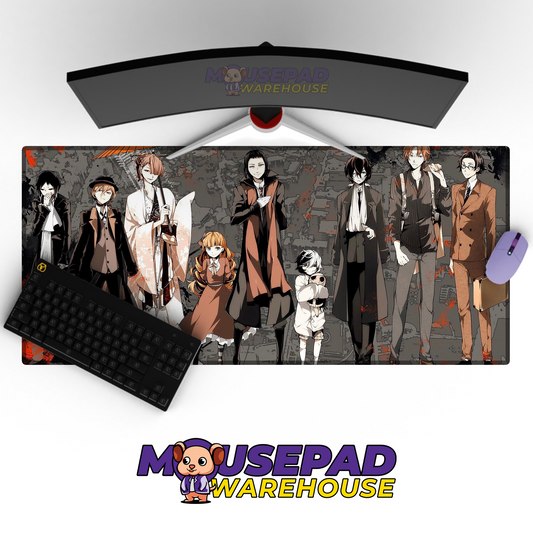 Bungo Stray Dogs V3 Mousepad Mockup