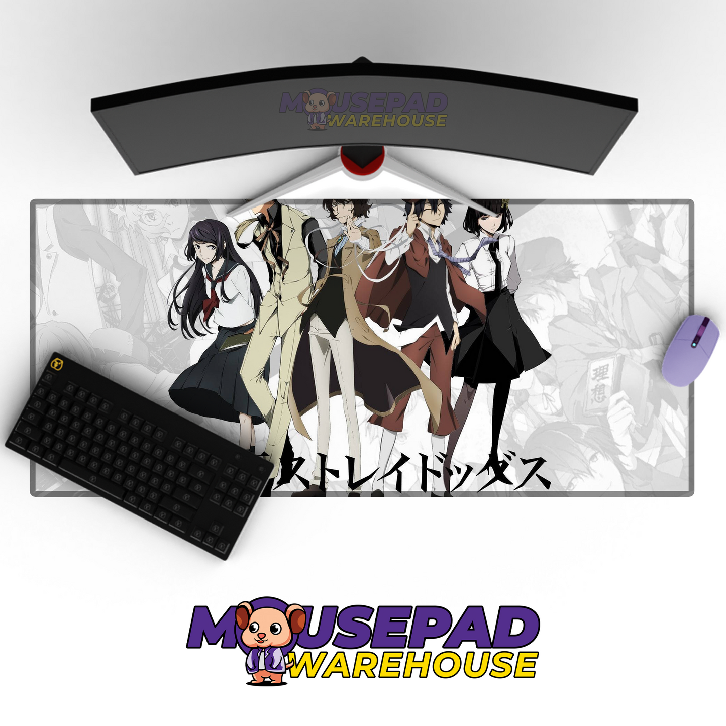 Bungo Stray Dogs V43 Mousepad Mockup