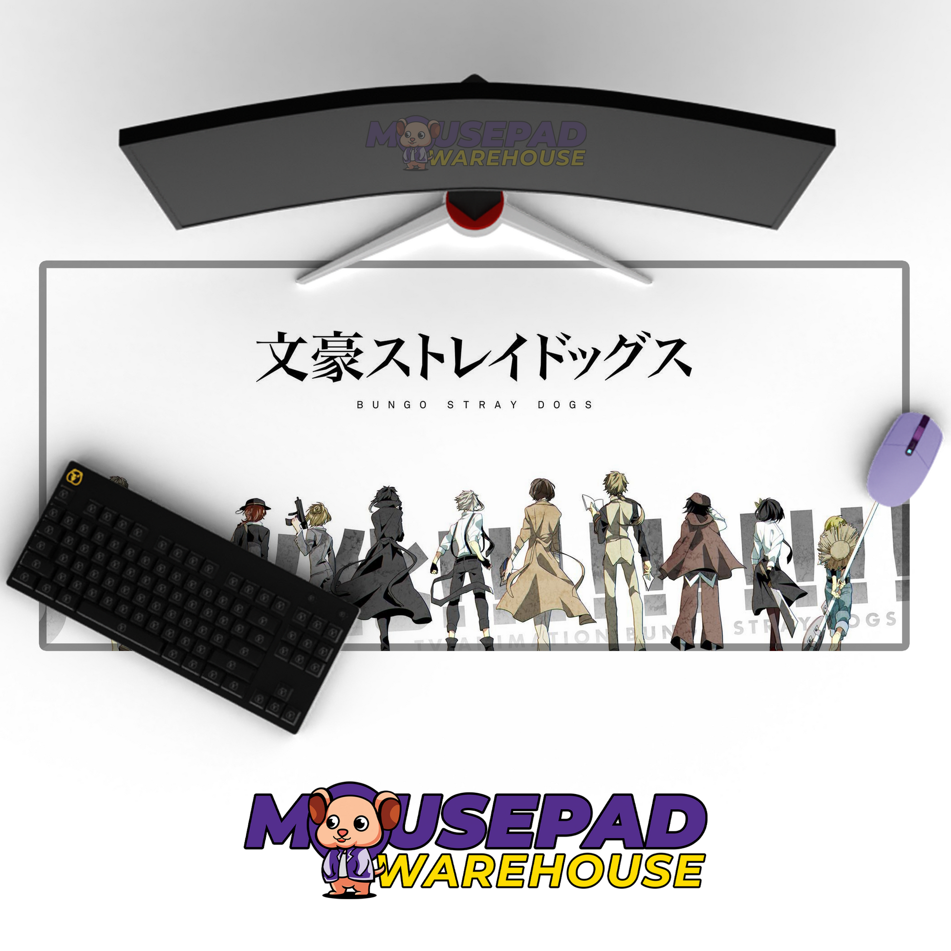 Bungo Stray Dogs V46 Mousepad Mockup