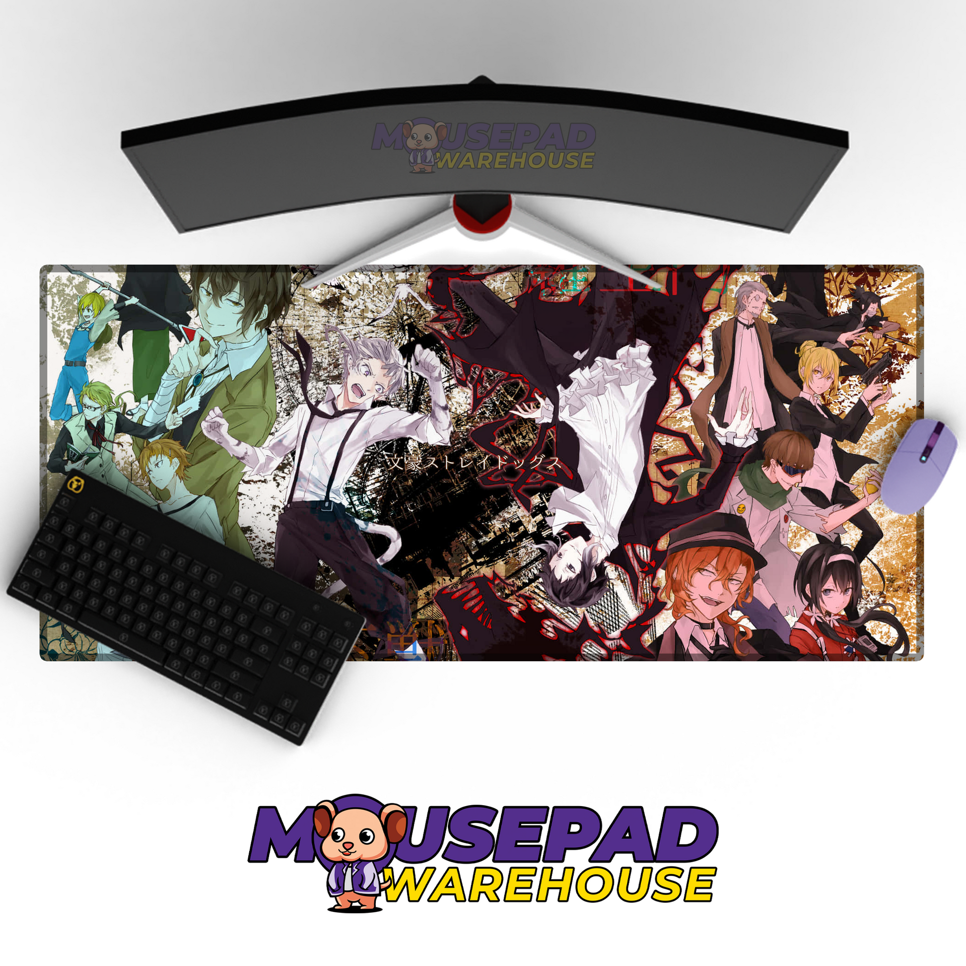 Bungo Stray Dogs V48 Mousepad Mockup