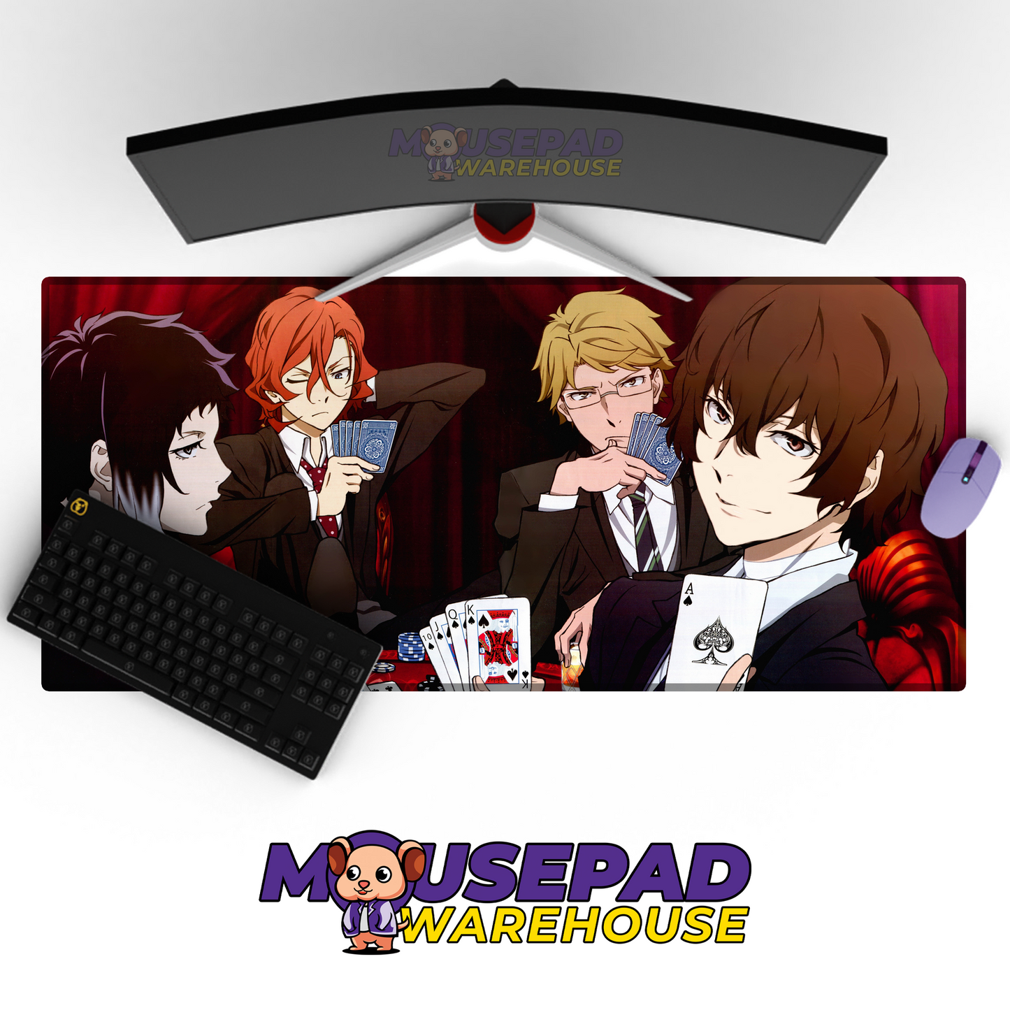 Bungo Stray Dogs V49 Mousepad Mockup