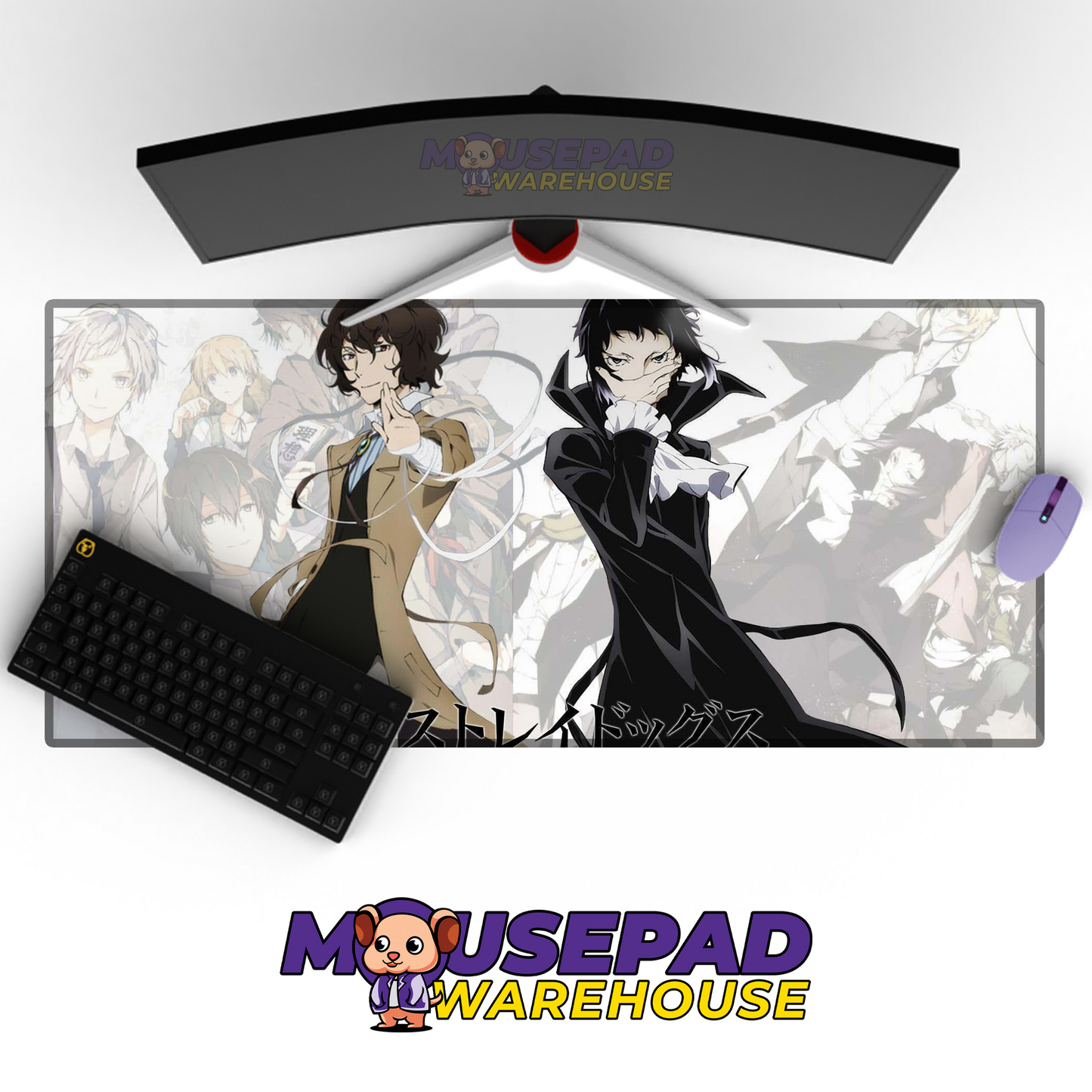 Bungo Stray Dogs V5 Mousepad Mockup