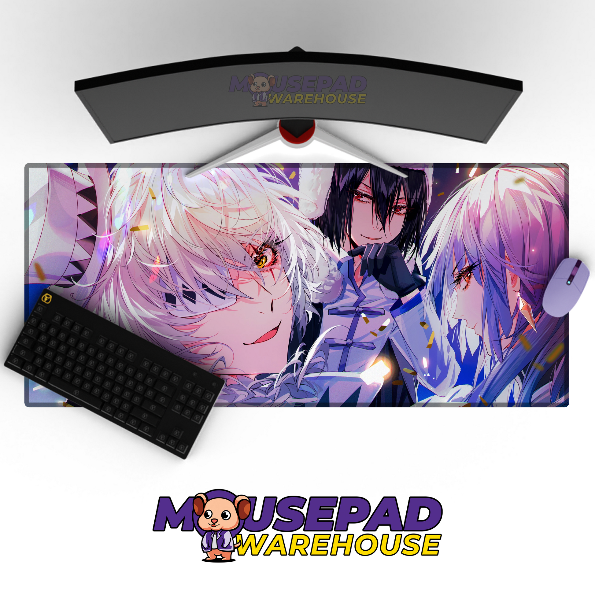 Bungo Stray Dogs V6 Mousepad Mockup