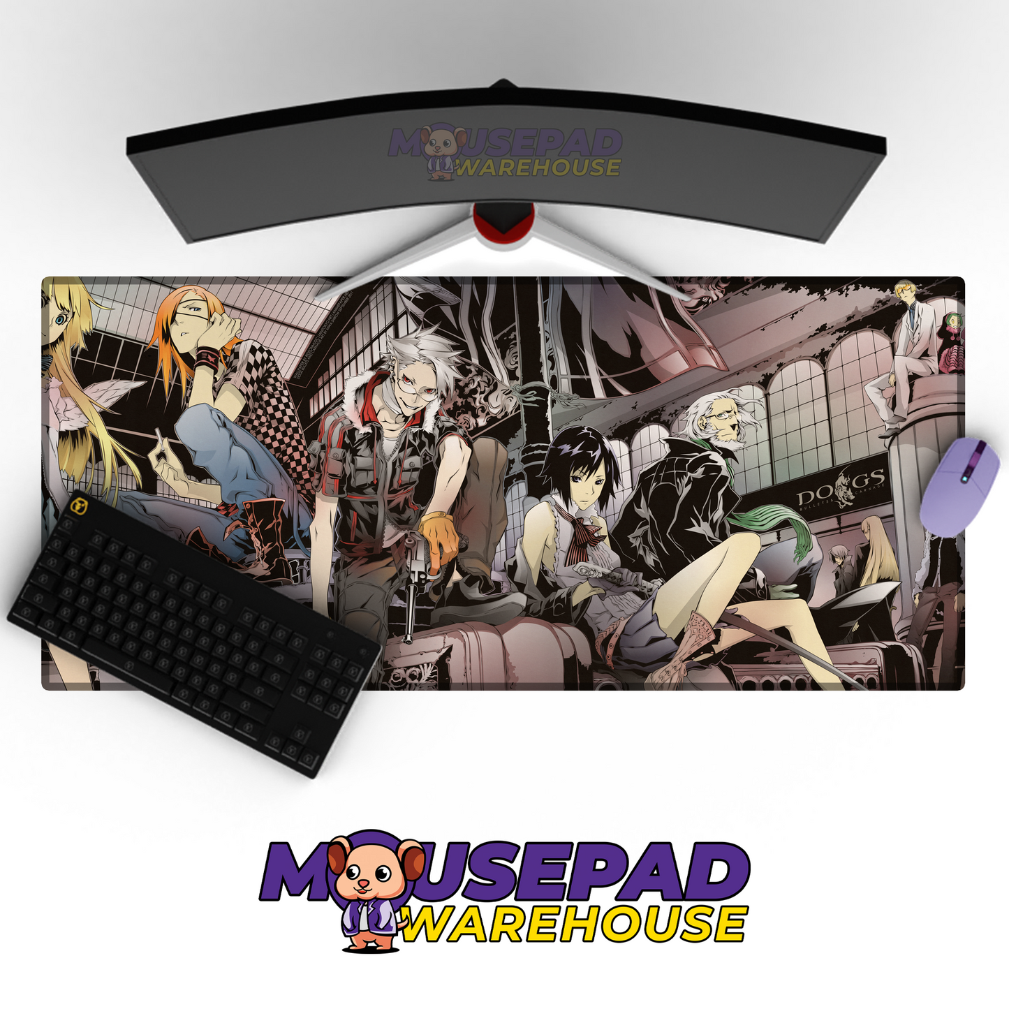 Bungo Stray Dogs V8 Mousepad Mockup
