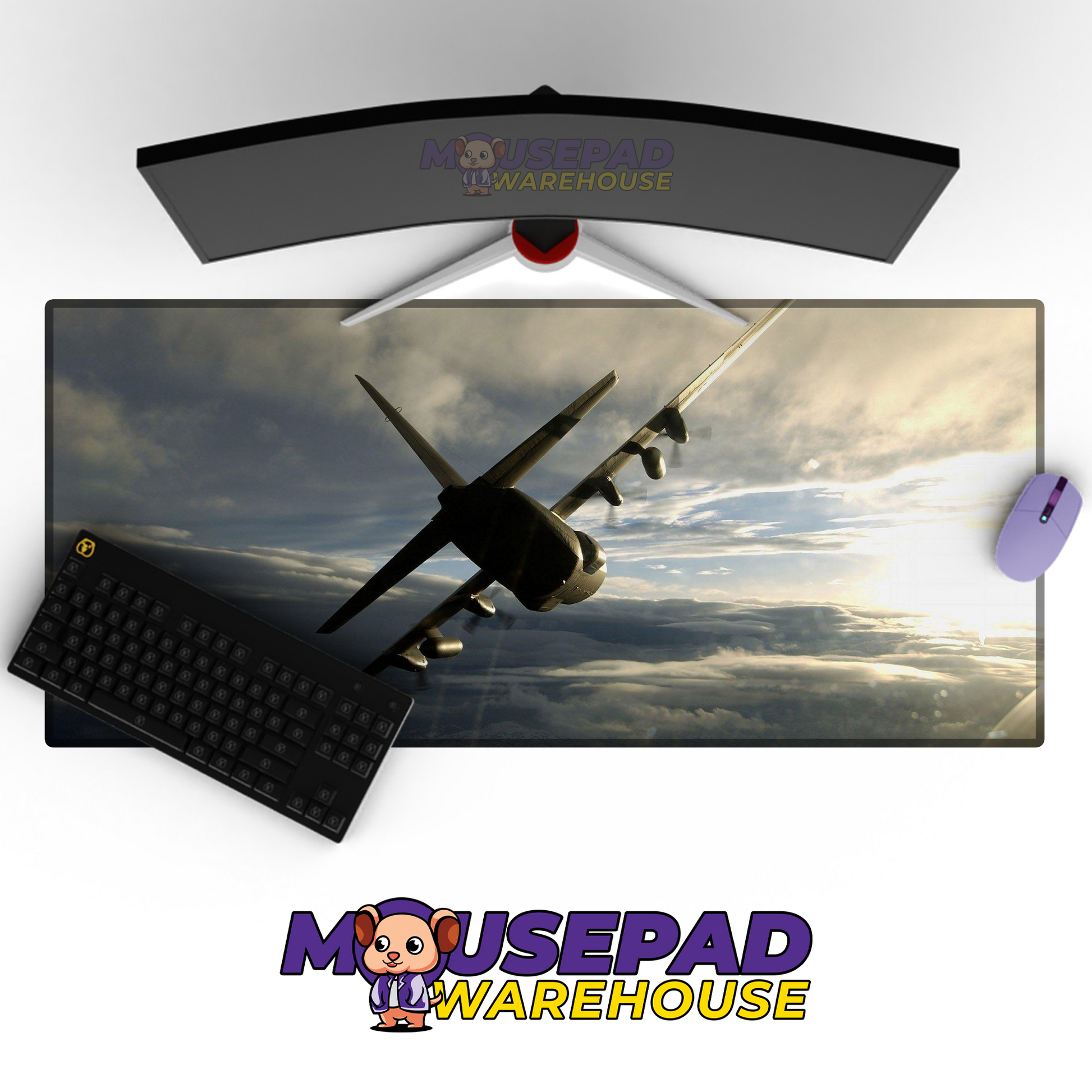 C-130 Hercules V10 Mousepad Deskmat Mockup