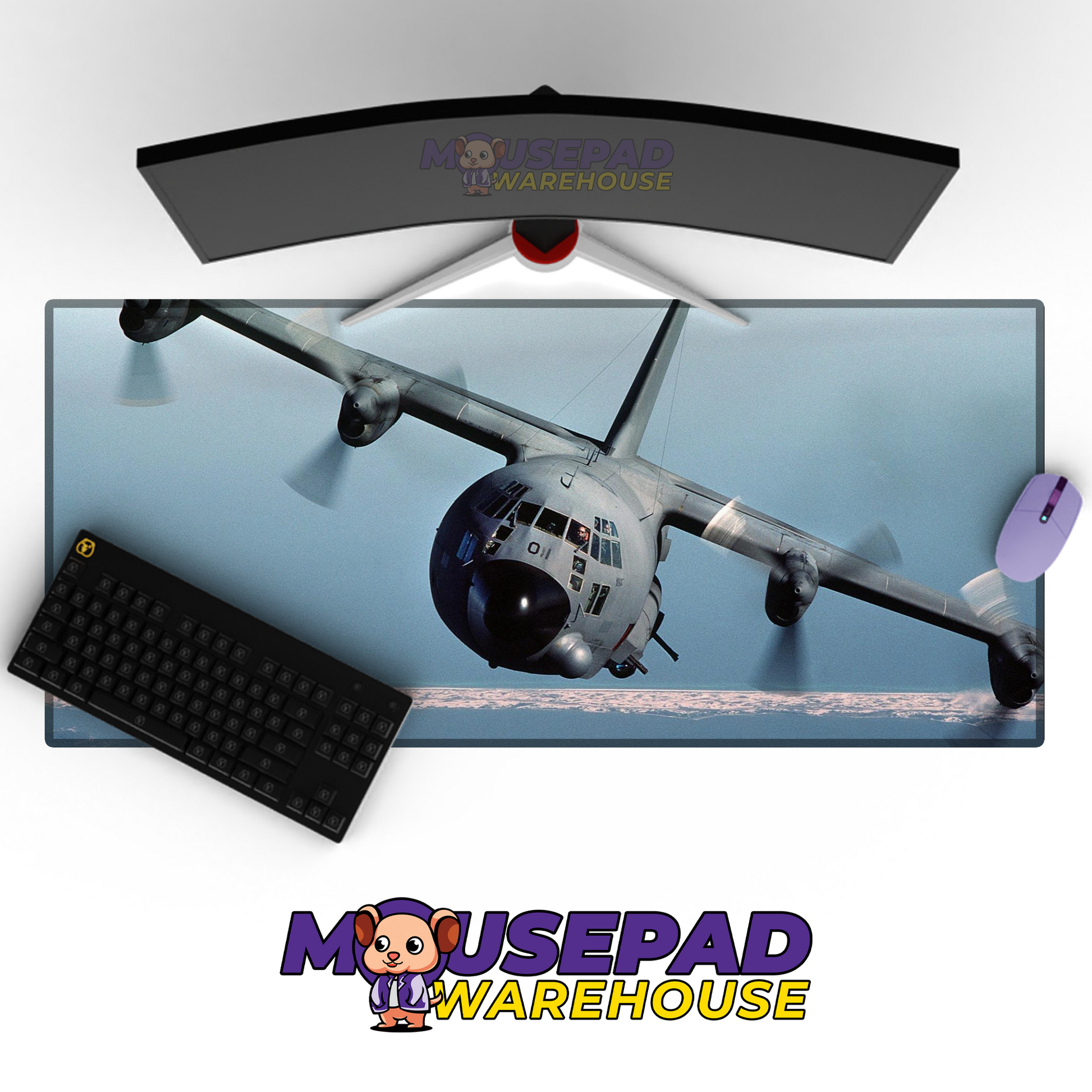 C-130 Hercules V11 Mousepad Deskmat Mockup
