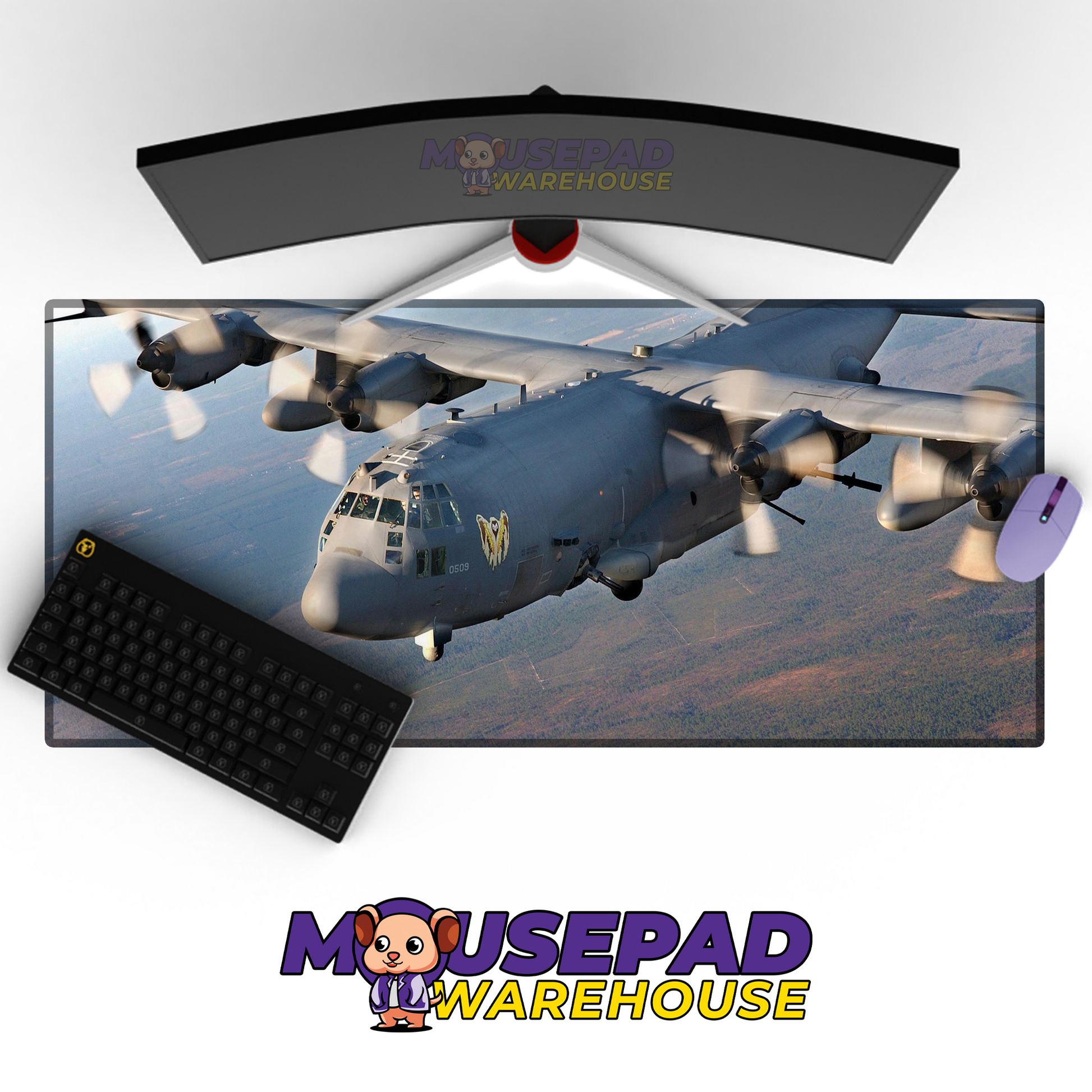 C-130 Hercules V14 Mousepad Deskmat Mockup
