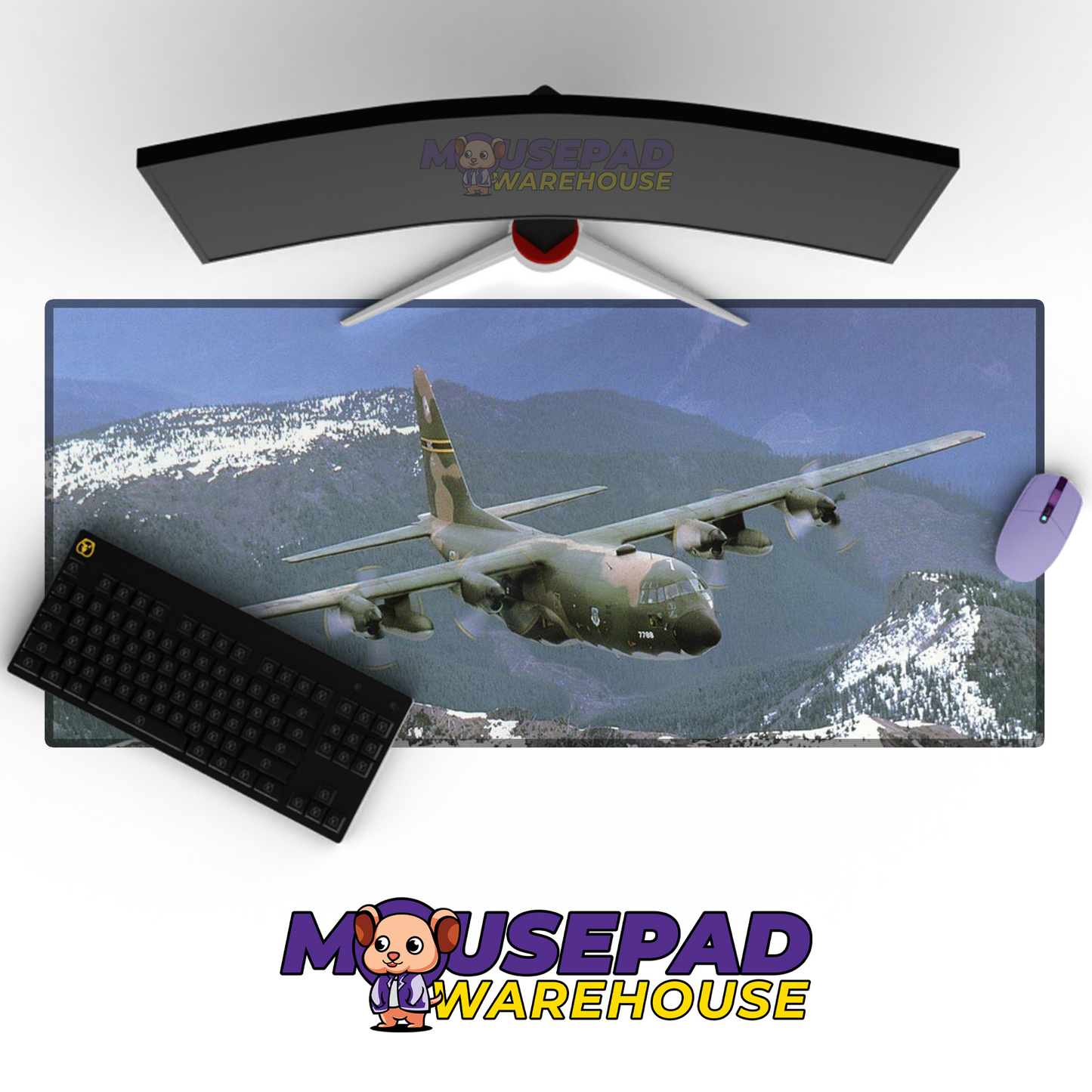 C-130 Hercules V15 Mousepad Deskmat Mockup