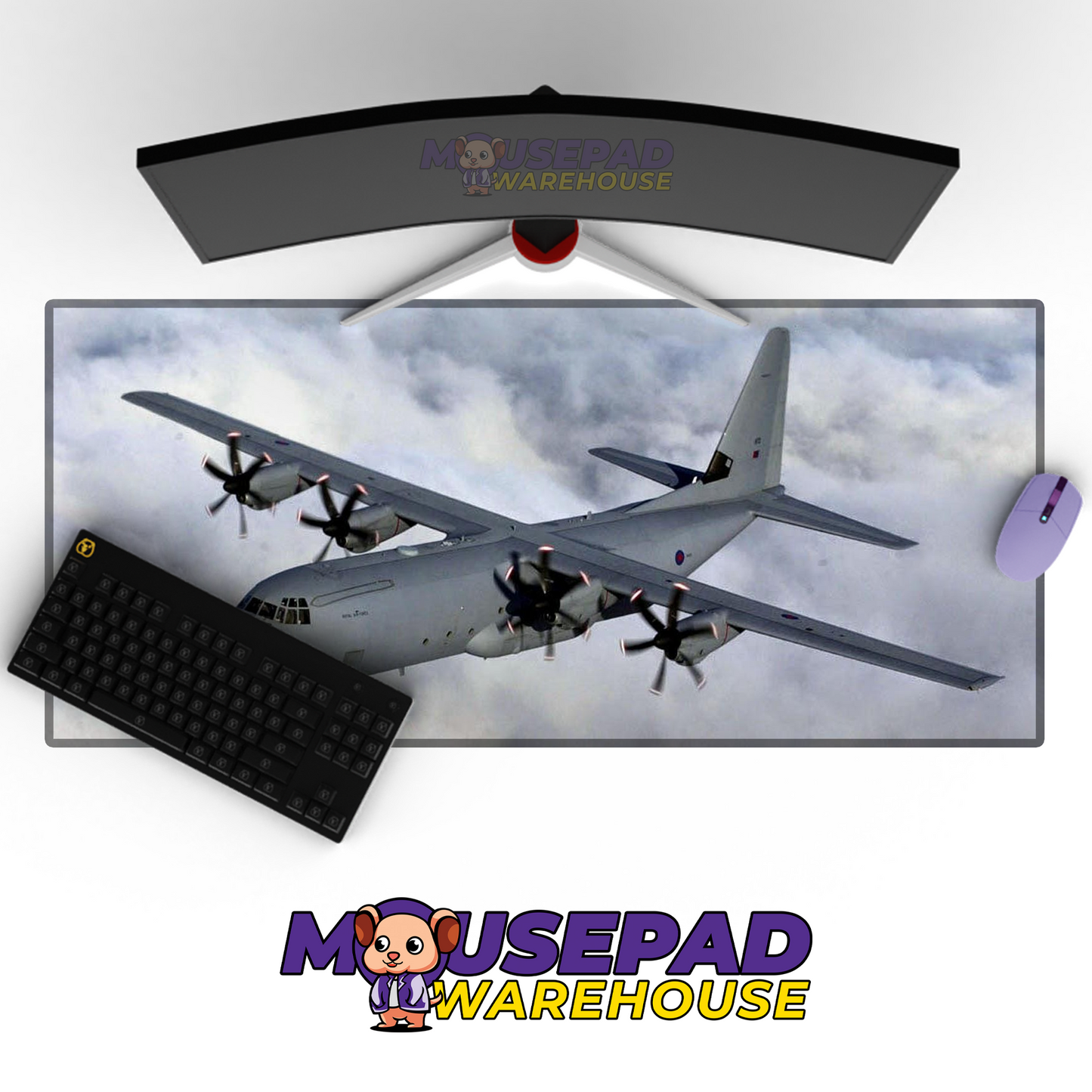 C-130 Hercules V16 Mousepad Deskmat Mockup