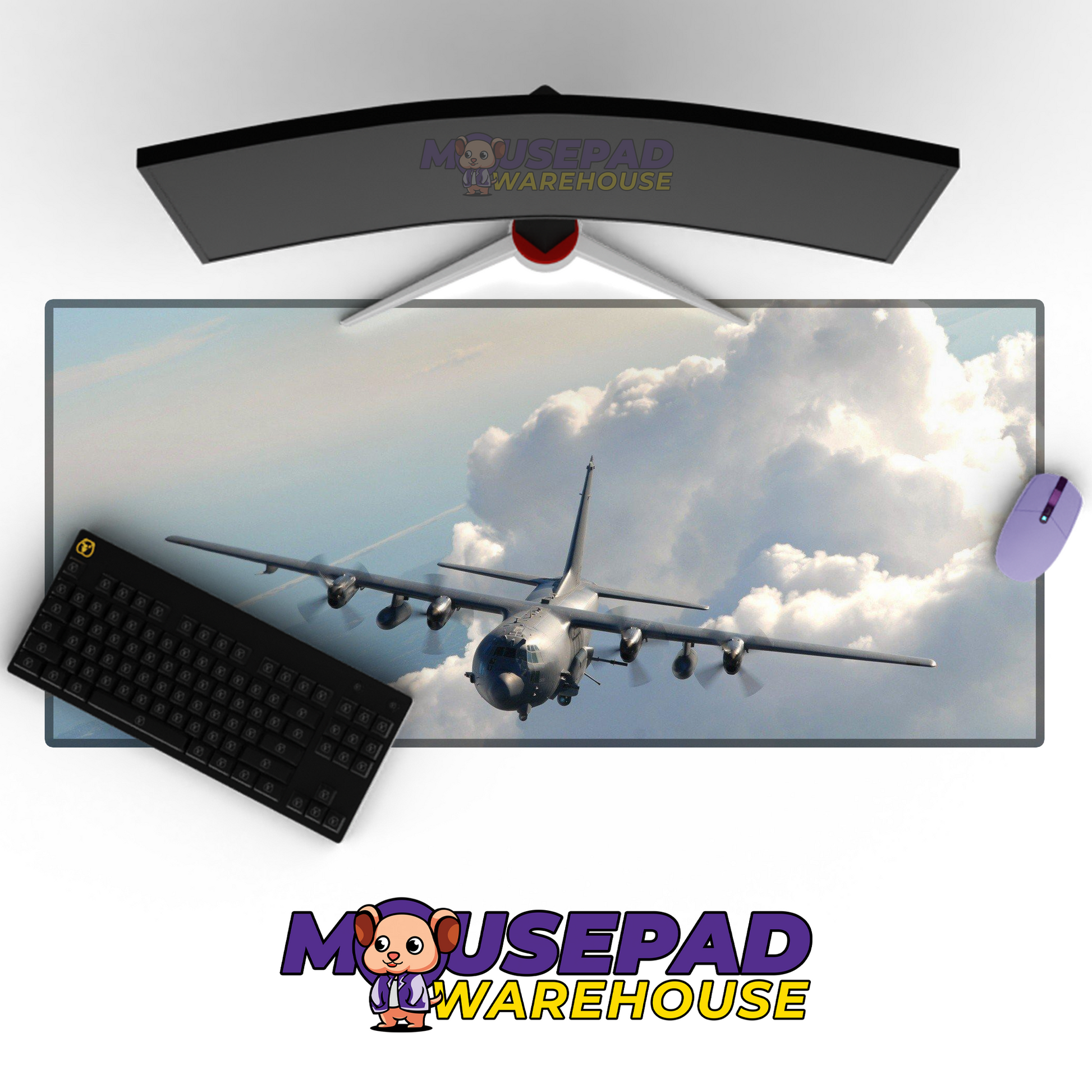 C-130 Hercules V20 Mousepad Deskmat Mockup