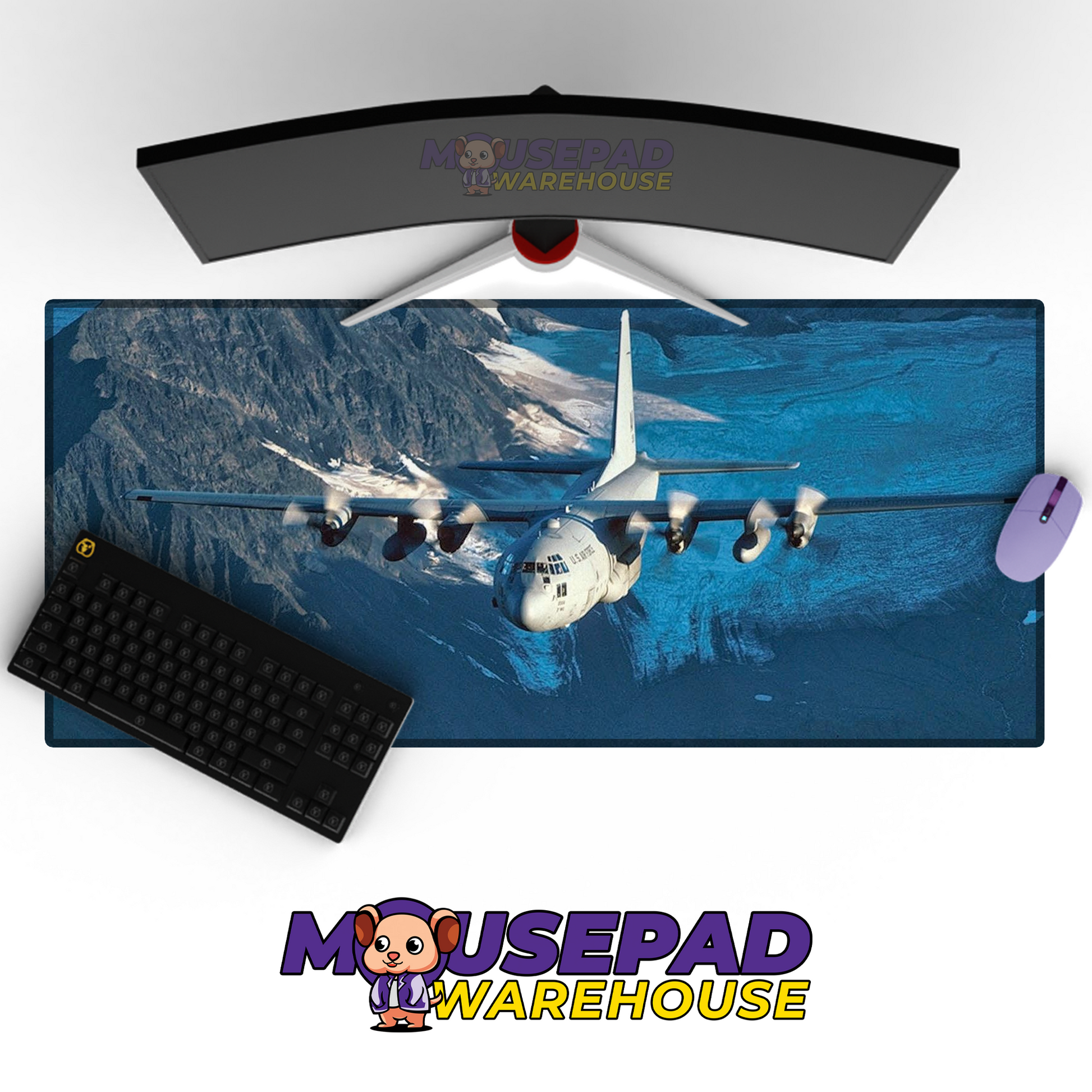 C-130 Hercules V22 Mousepad Deskmat Mockup