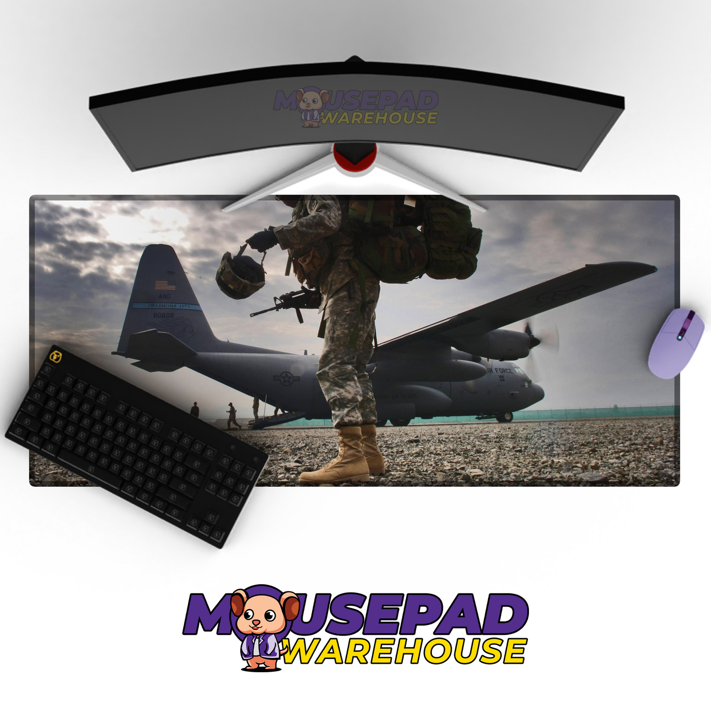 C-130 Hercules V26 Mousepad Deskmat Mockup