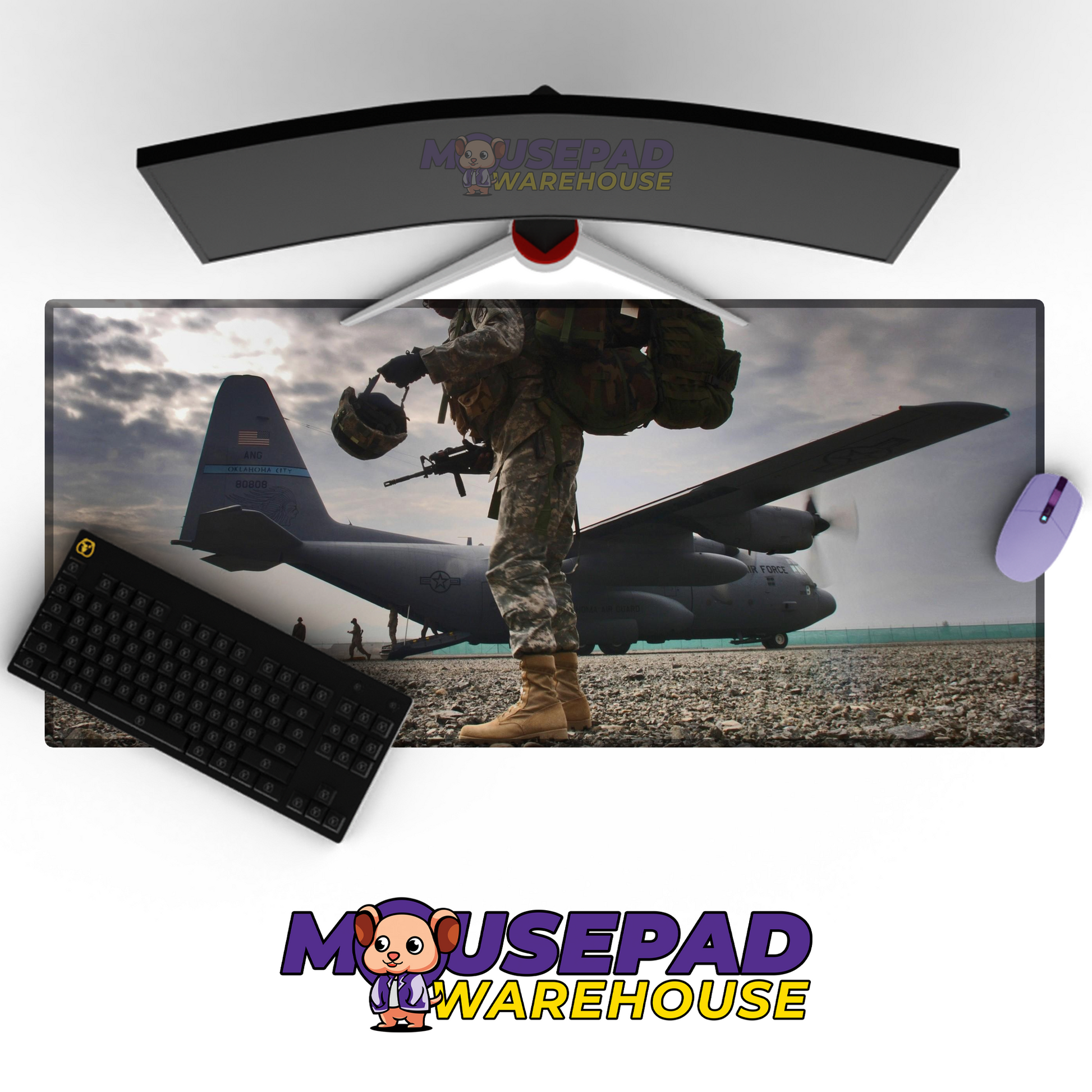 C-130 Hercules V26 Mousepad Deskmat Mockup