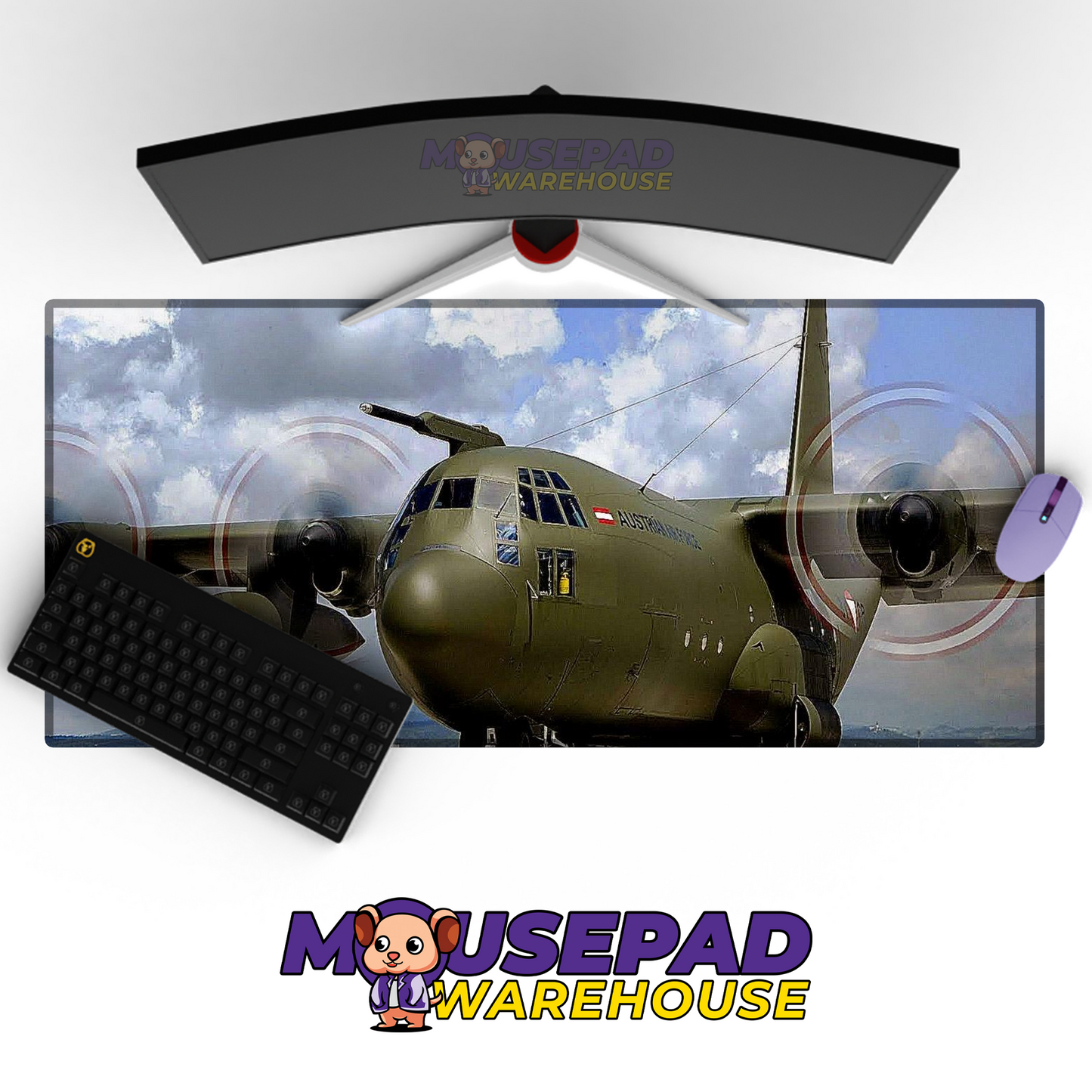 C-130 Hercules V27 Mousepad Deskmat Mockup