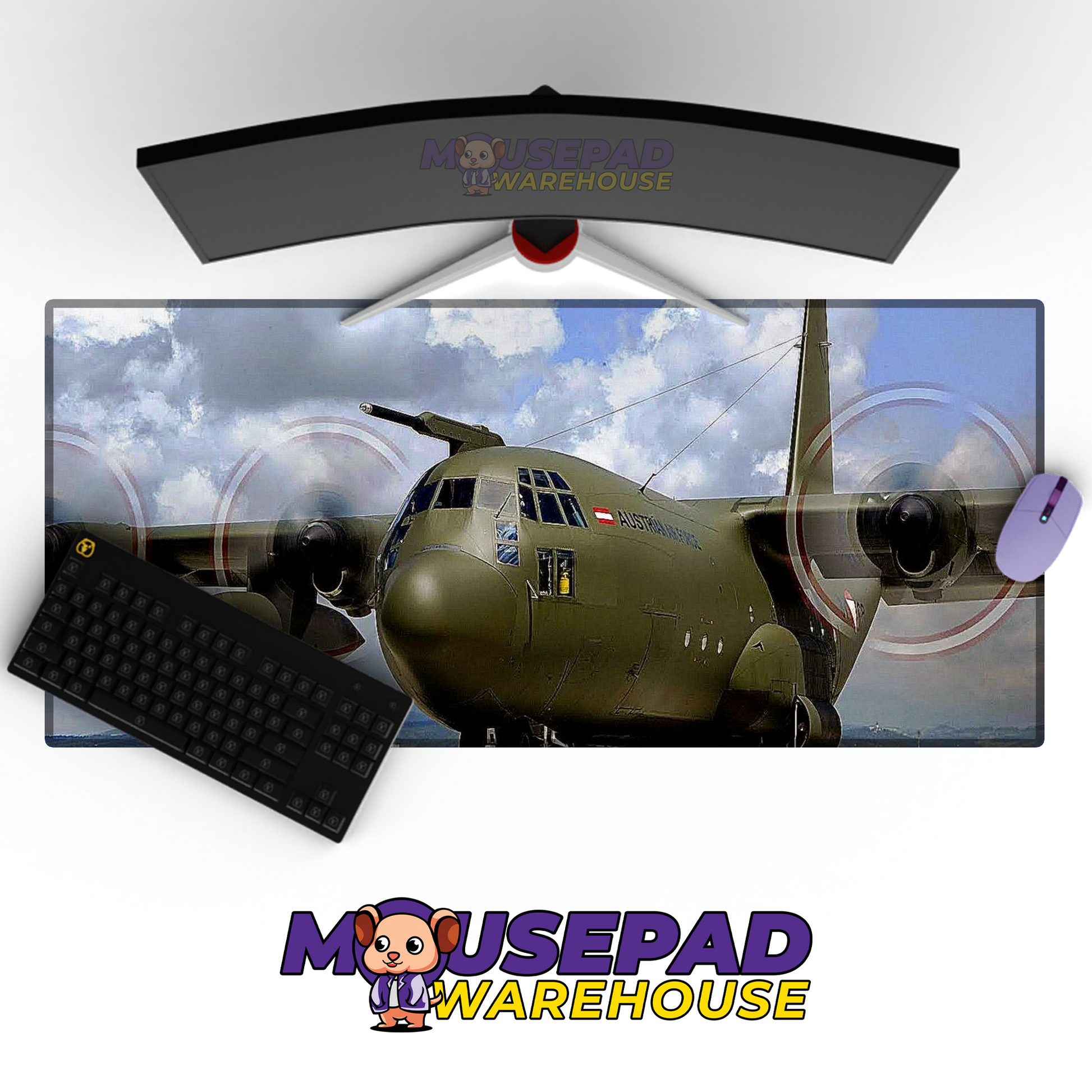 C-130 Hercules V27 Mousepad Deskmat Mockup