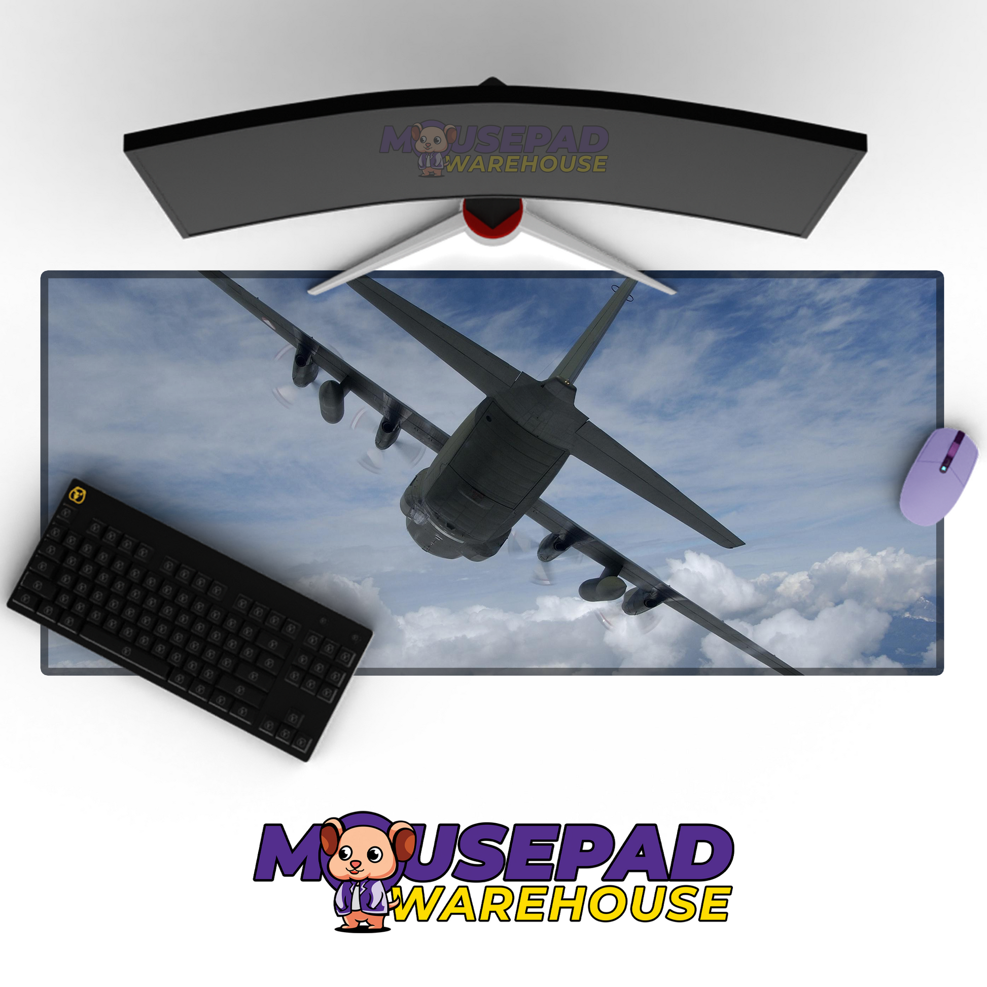 C-130 Hercules V32 Mousepad Deskmat Mockup