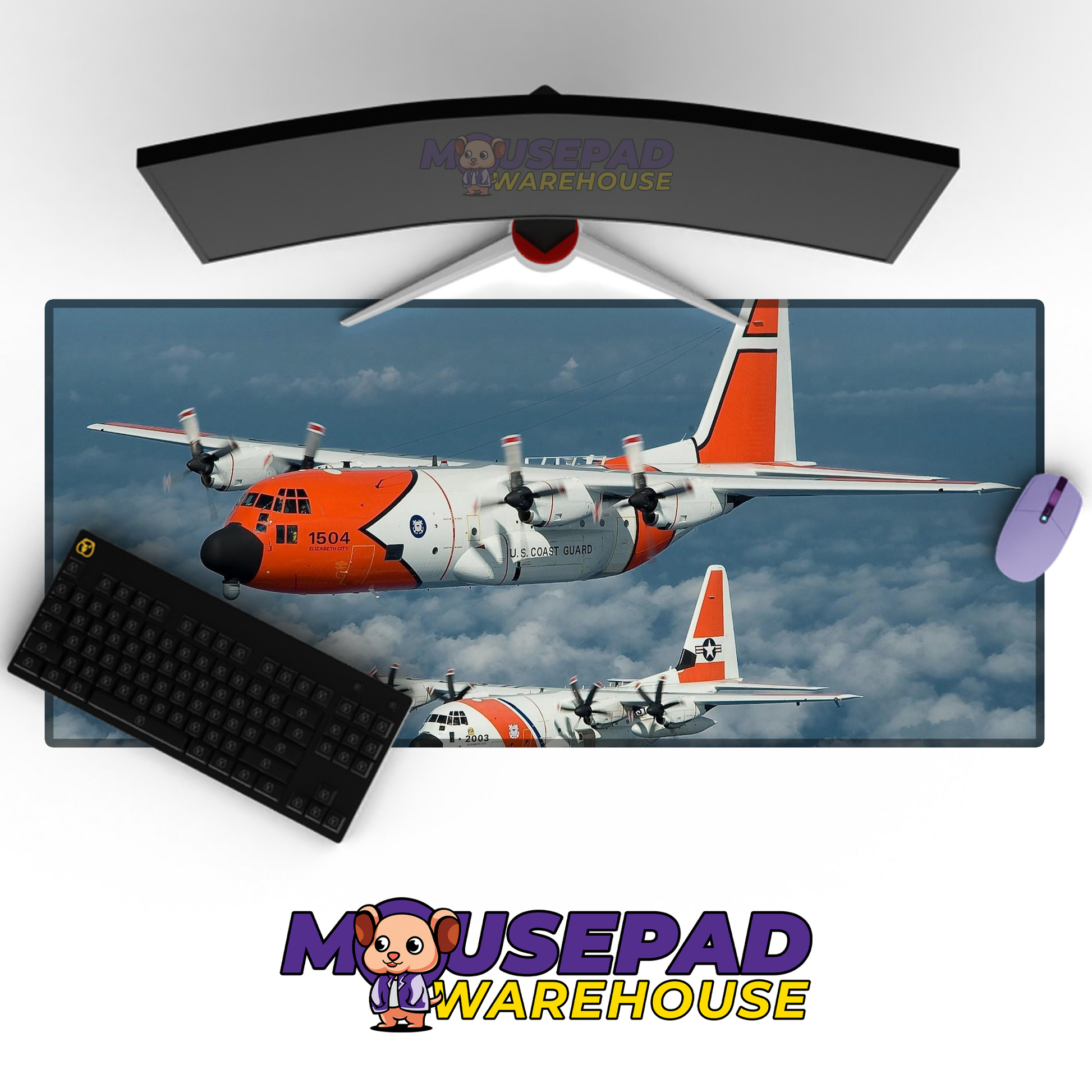 C-130 Hercules V33 Mousepad Deskmat Mockup