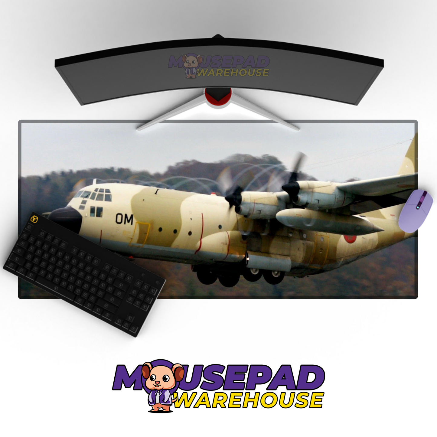 C-130 Hercules V35 Mousepad Deskmat Mockup