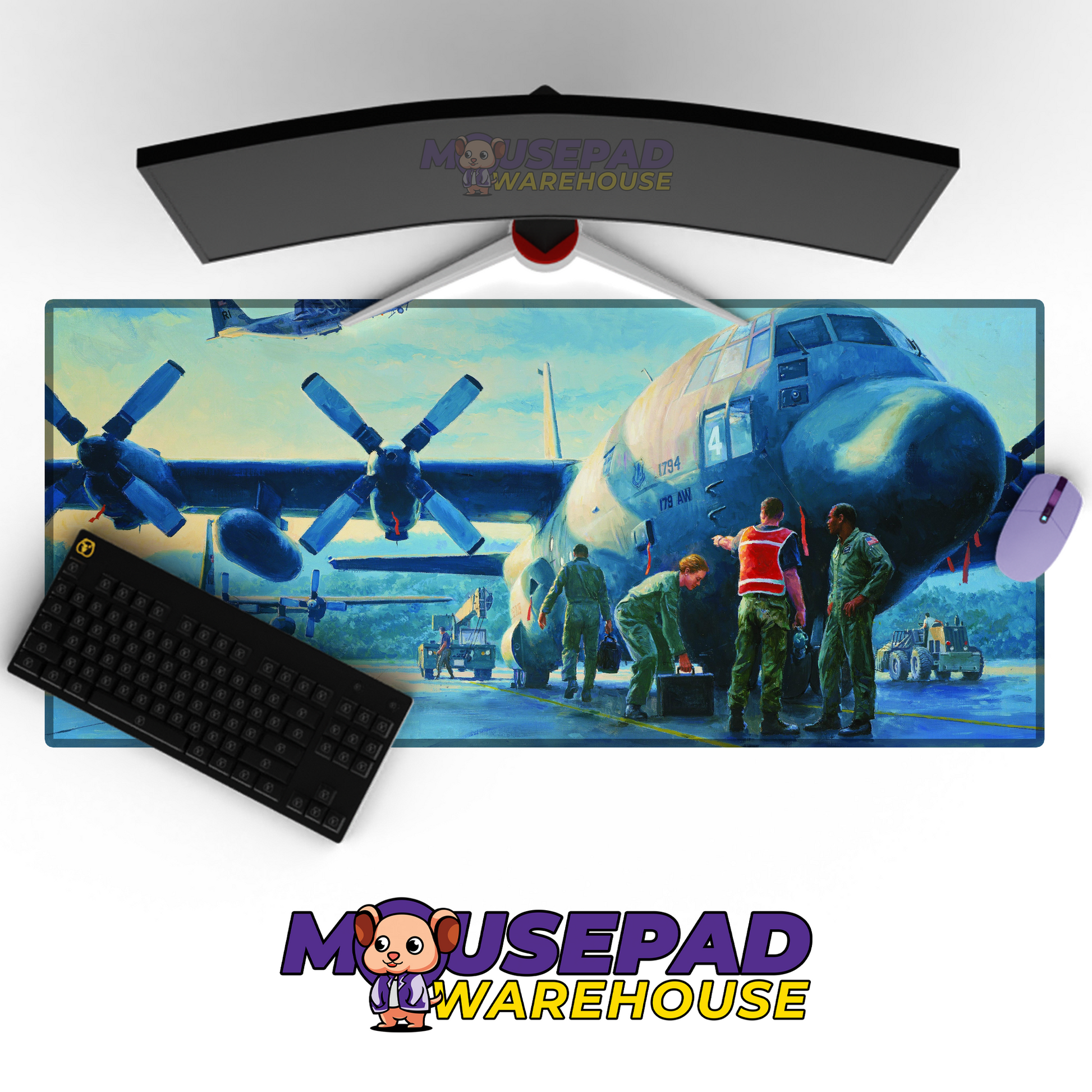 C-130 Hercules V38 Mousepad Deskmat Mockup