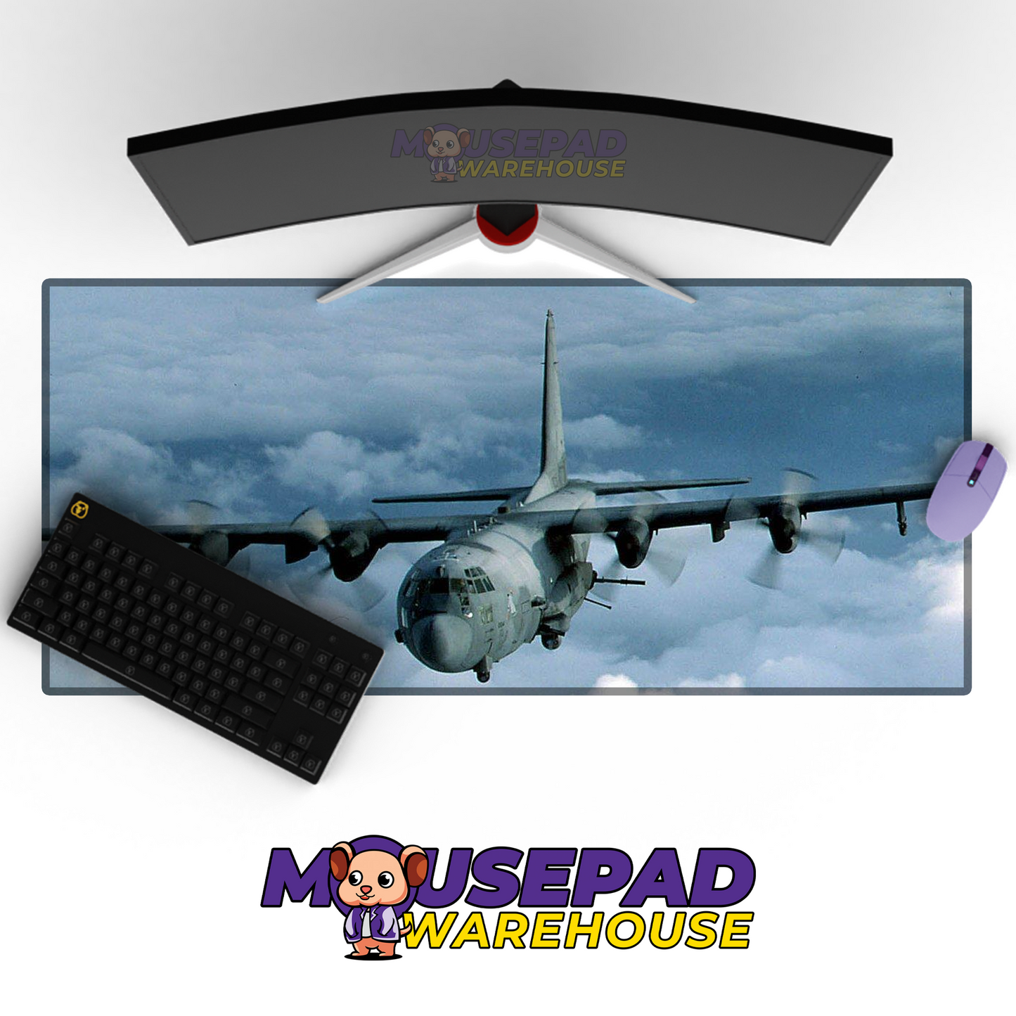 C-130 Hercules V40 Mousepad Deskmat Mockup