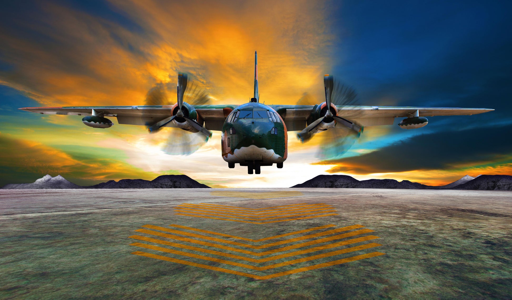 C-130 Hercules V4 Mousepad Deskmat