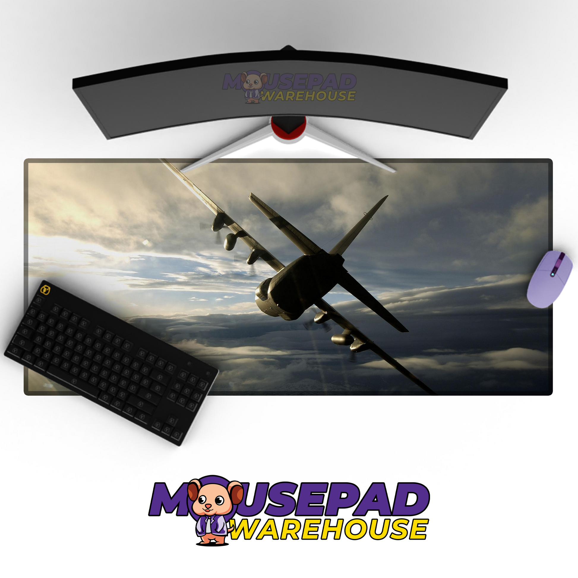 C-130 Hercules V6 Mousepad Deskmat Mockup