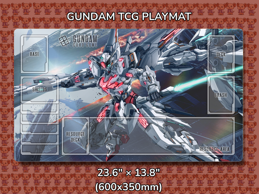 Calibarn V2 Gundam TCG Playmat Mockup