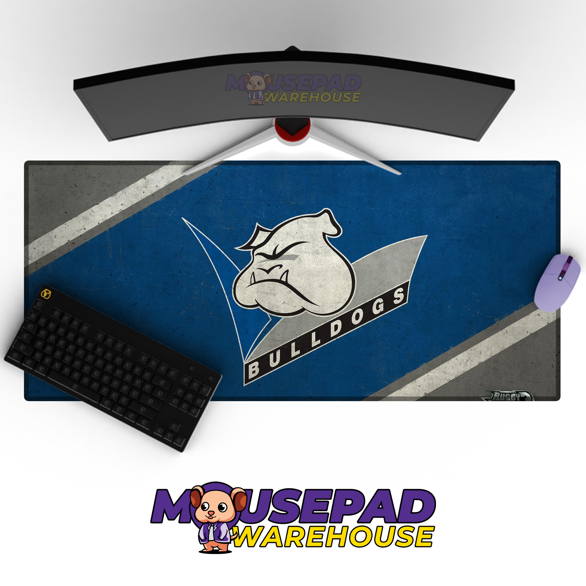 Canterbury Bulldogs V10 Mousepad Deskmat Mockup