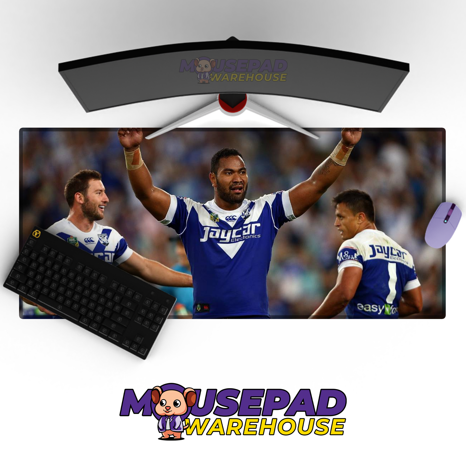 Canterbury Bulldogs V14 Mousepad Deskmat Mockup