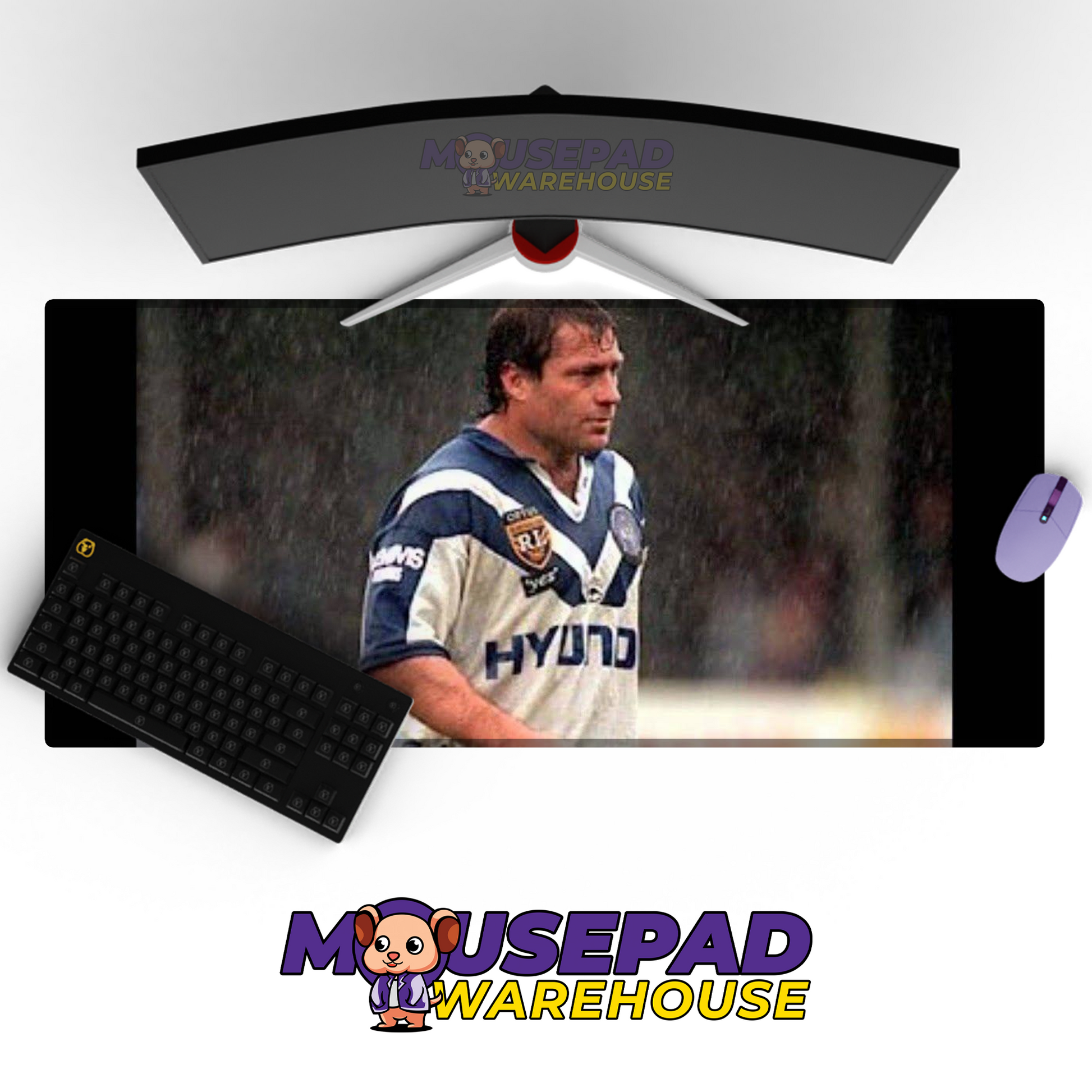 Canterbury Bulldogs V15 Mousepad Deskmat Mockup