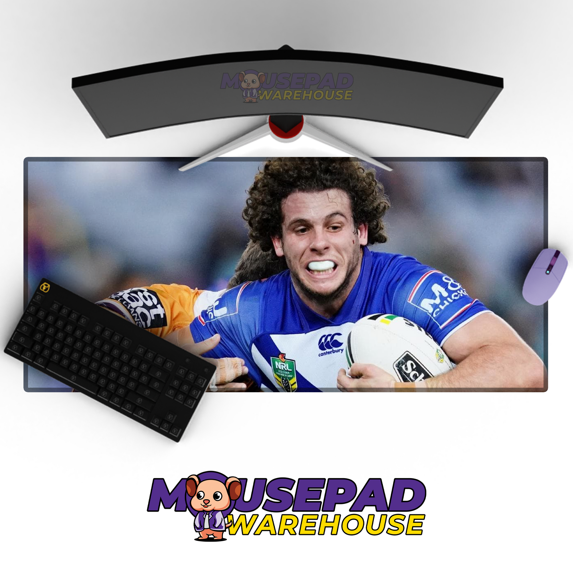 Canterbury Bulldogs V16 Mousepad Deskmat Mockup