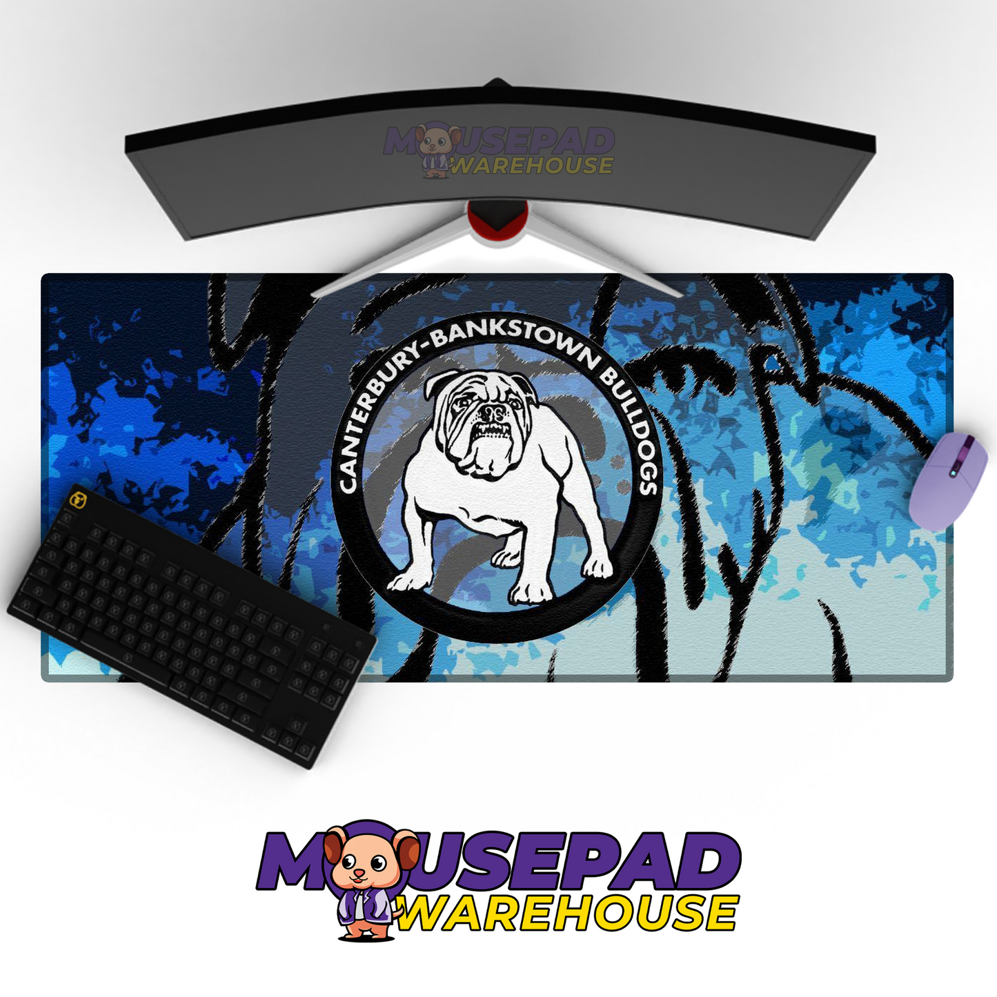 Canterbury Bulldogs V5 Mousepad Deskmat Mockup