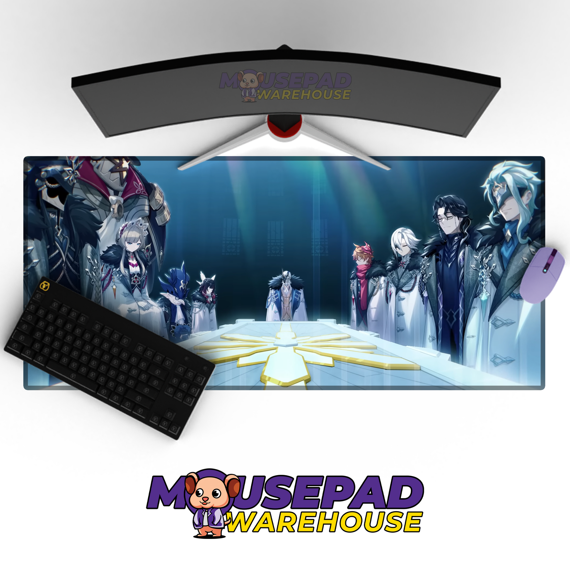 Capitano Genshin Impact V10 Mousepad Mockup
