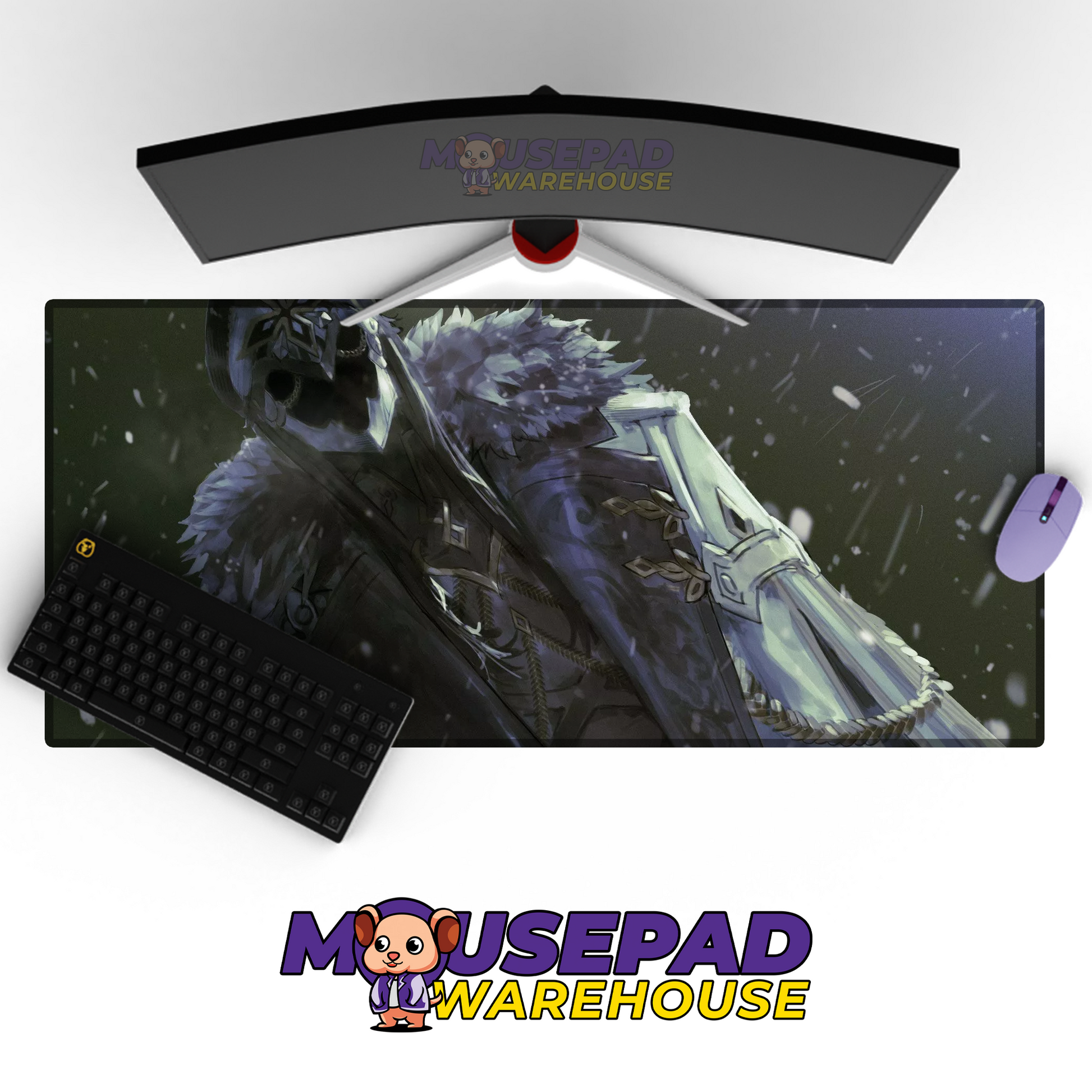 Capitano Genshin Impact V1 Mousepad Mockup