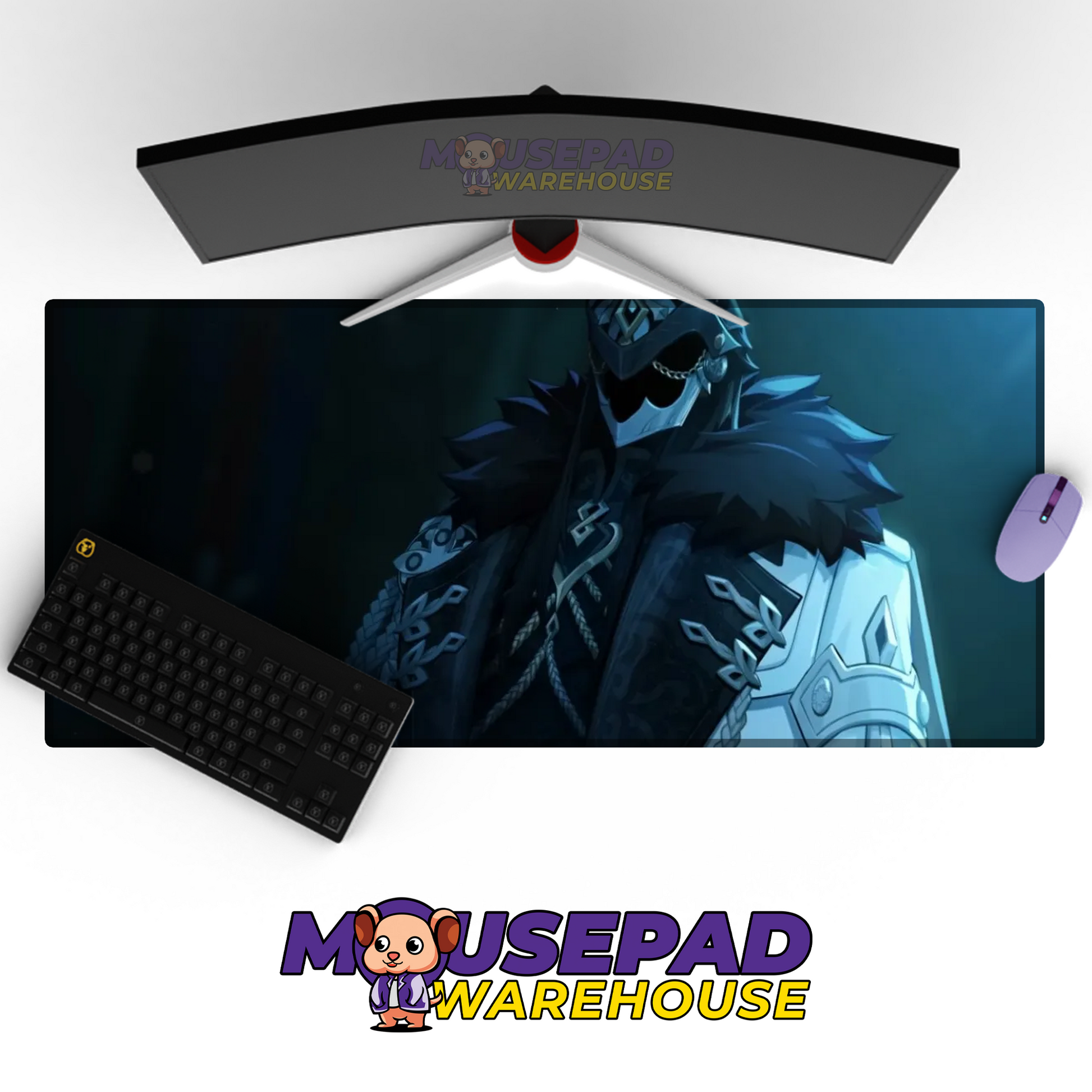 Capitano Genshin Impact V4 Mousepad Mockup