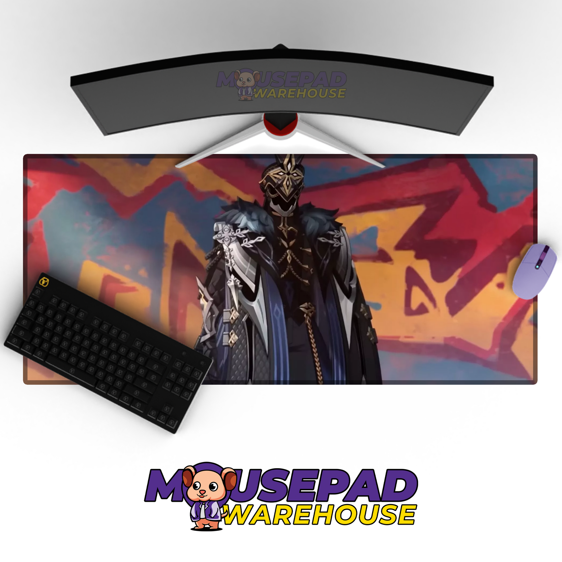 Capitano Genshin Impact V7 Mousepad Mockup