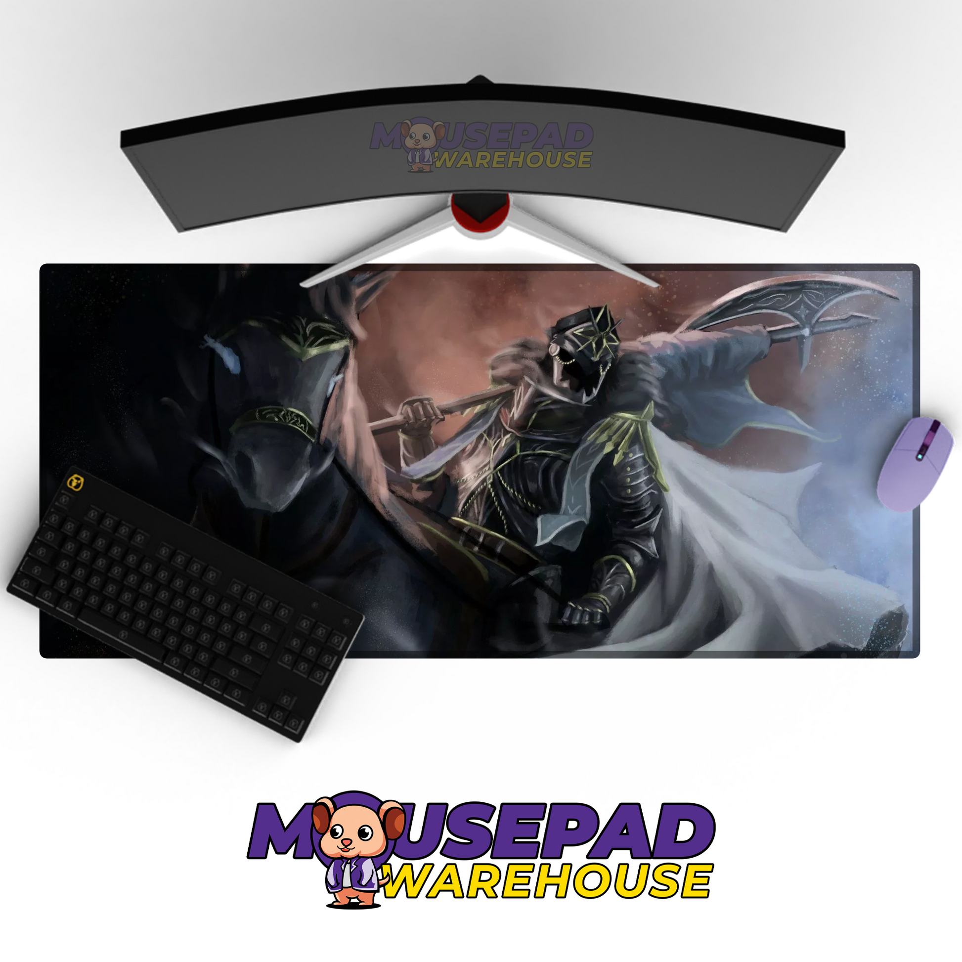 Capitano Genshin Impact V8 Mousepad Mockup